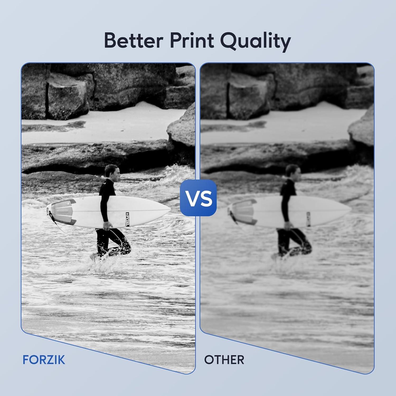 Cartucho de tóner Forzik TN760 compatible Brother 3000 páginas