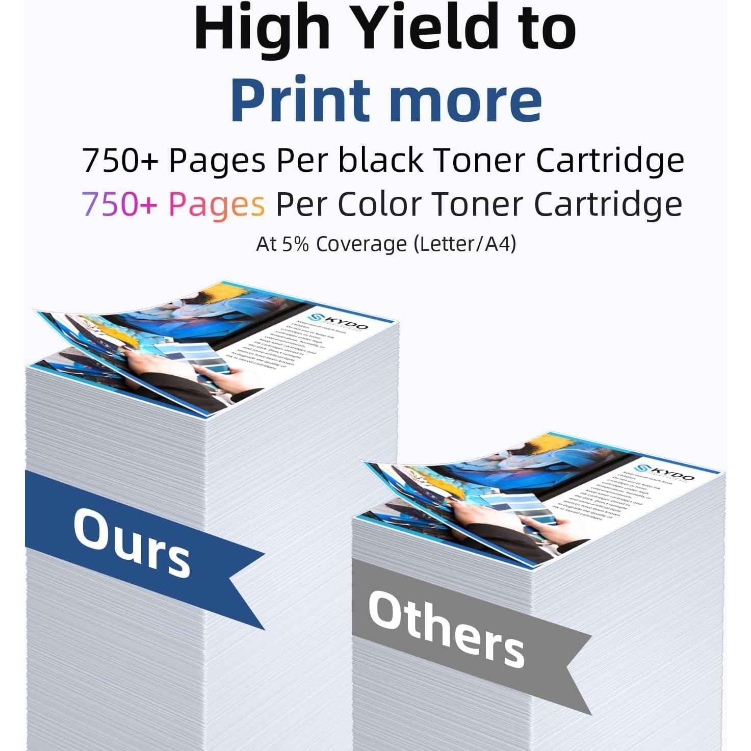 Cartuchos de tinta Skydo LC404XL Compatible para Brother - 4 Paquete