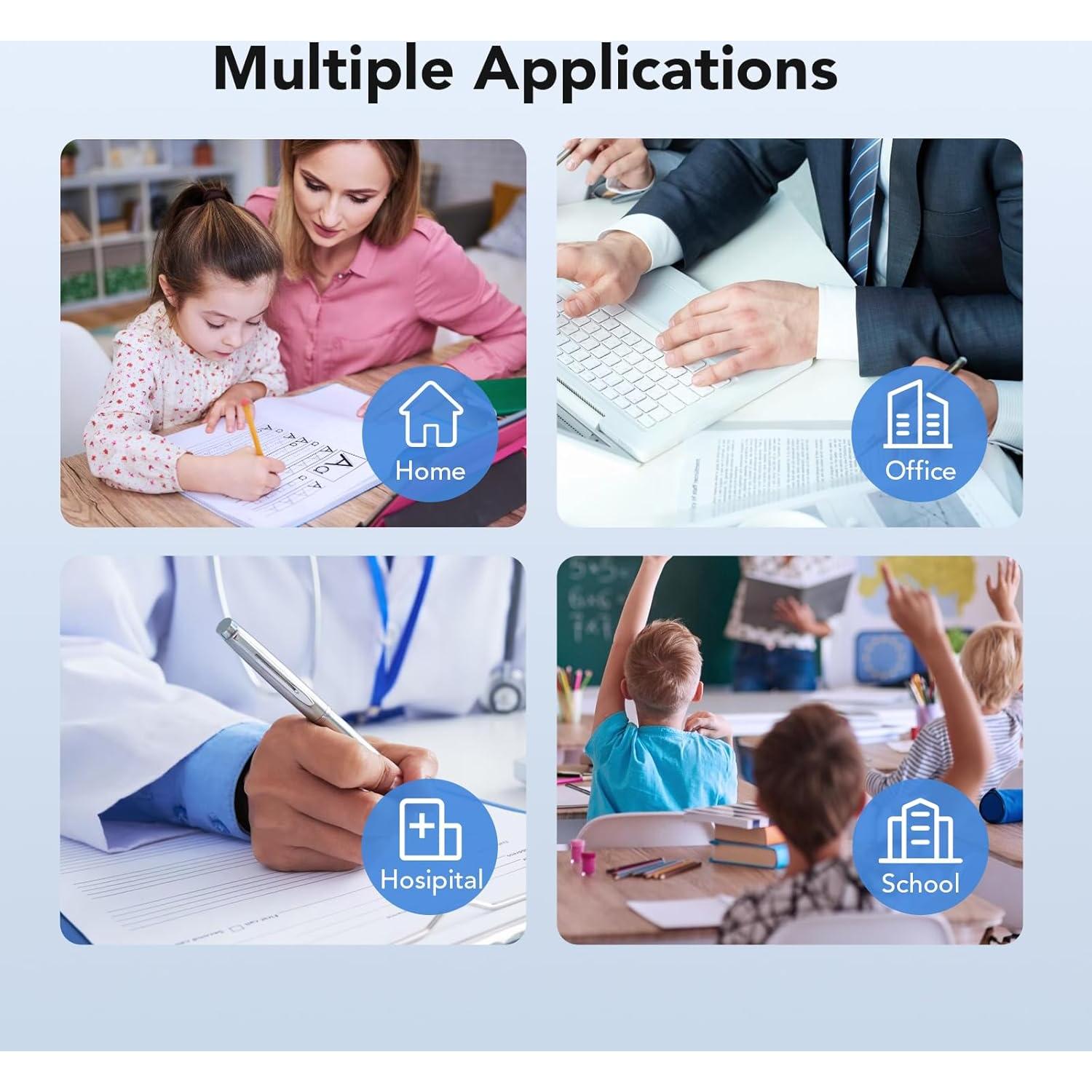 Compatible TN830XL Black Toner 4 Pack Replacement for Brother TN830XL TN-830 TN830 XL High Yield Toner Cartridge Use for HL-L2460DW DCP-L2640DW MFC-L2820DW MFC-L2900DW HL-L2480DW HL-L2400D HL-L2405W