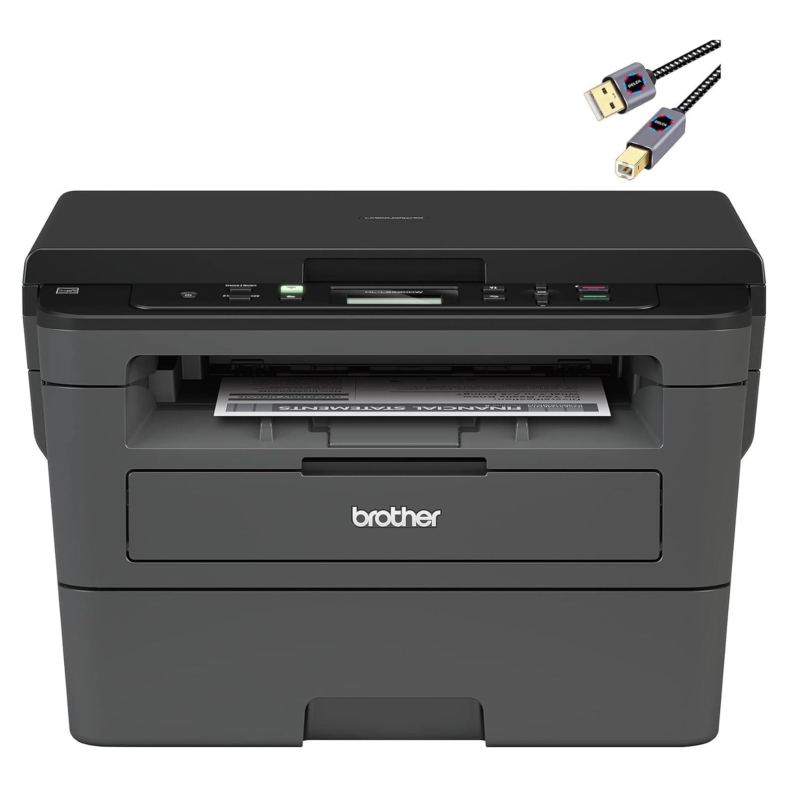 Impresora Láser Monocromática Brother L-2390DW Todo-en-Uno