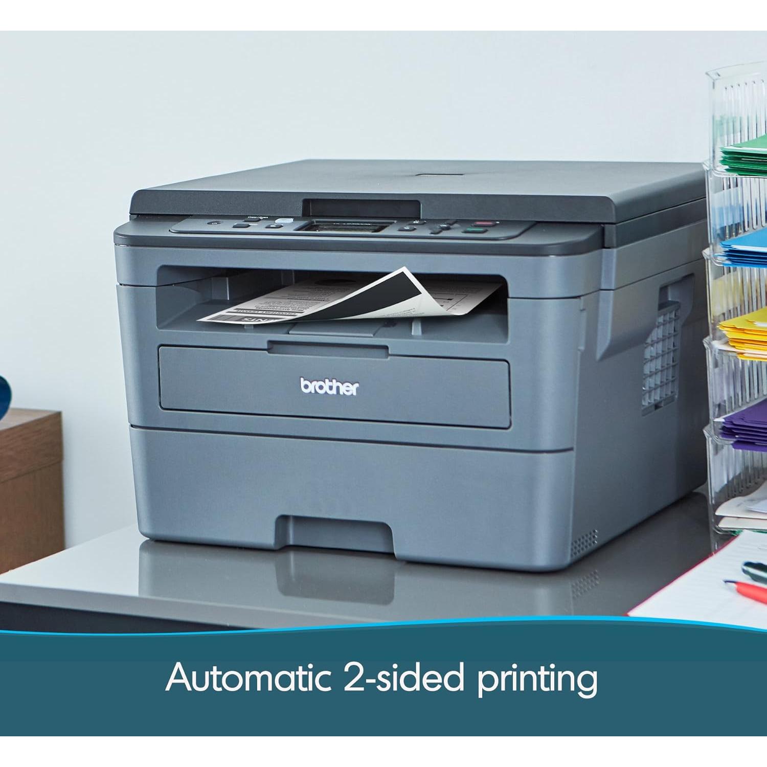 Impresora Láser Monocromática Brother L-2390DW Todo-en-Uno