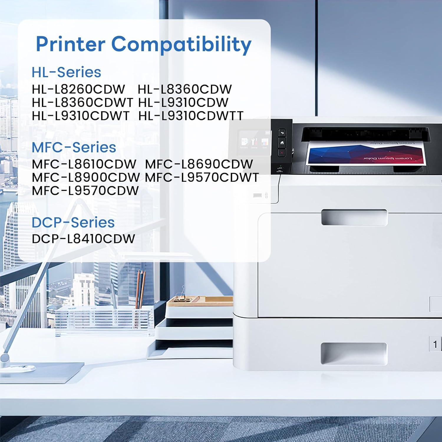 Cartucho de Tóner Snowflake TN431 Paquete de 4 Compatible