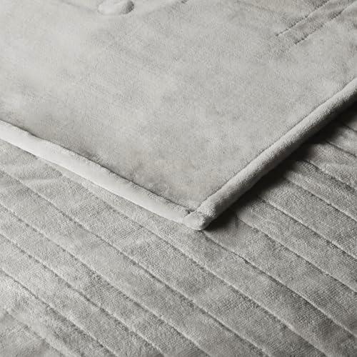 Manta Eléctrica Calentada Beautyrest Rey Gris Wi-Fi 20 Niveles