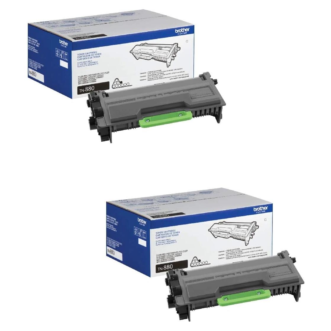 Tóner Negro Alta Capacidad Brother TN-880 - 12000 Páginas