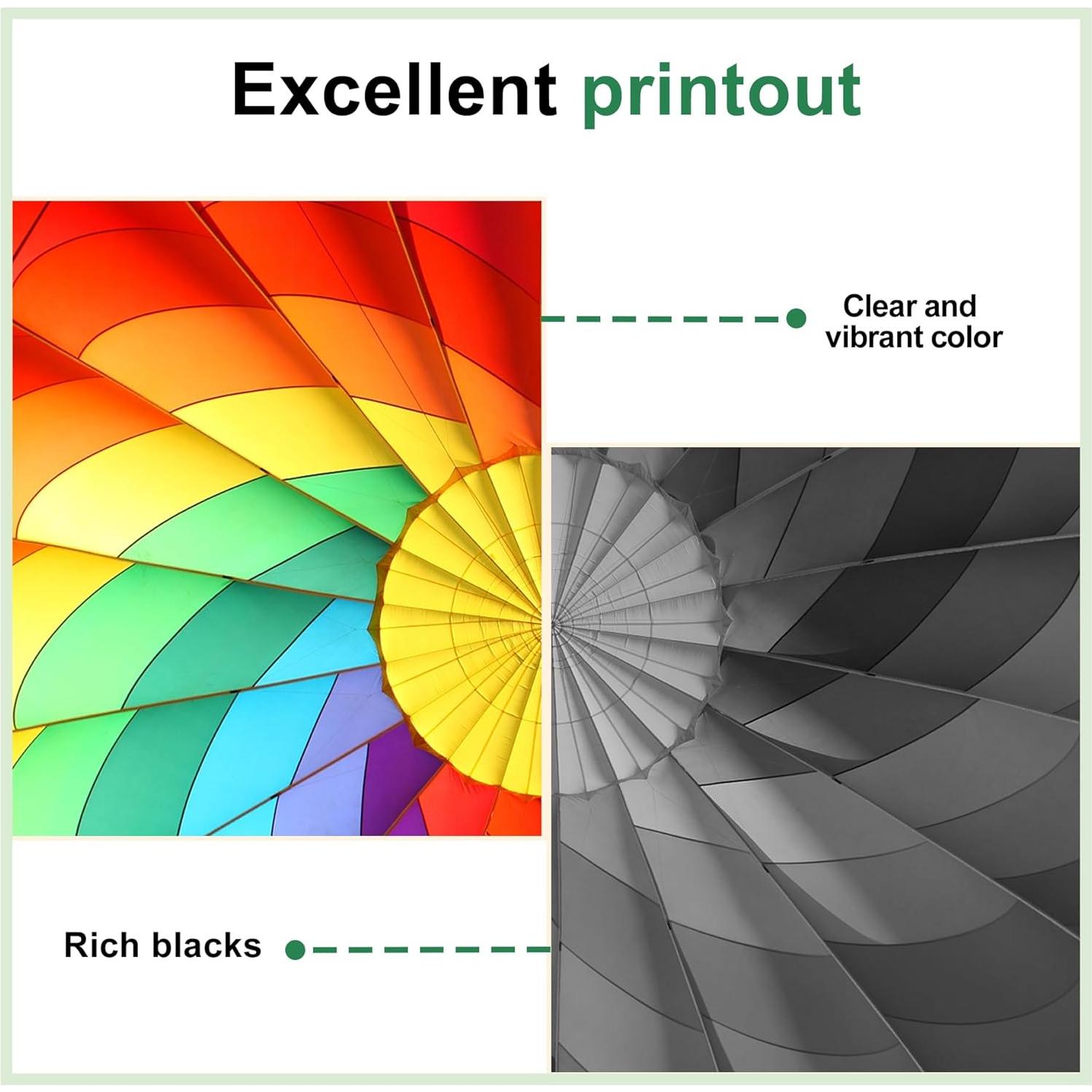 LC401XL Ink Cartridges for Brother Printer High Yield Replacement for Brother LC401 XL Ink Cartridges Work with MFC-J1010DW MFC-J1012DW MFC-J1170DW Printer (4 Pack，Black Cyan Magenta Yellow)