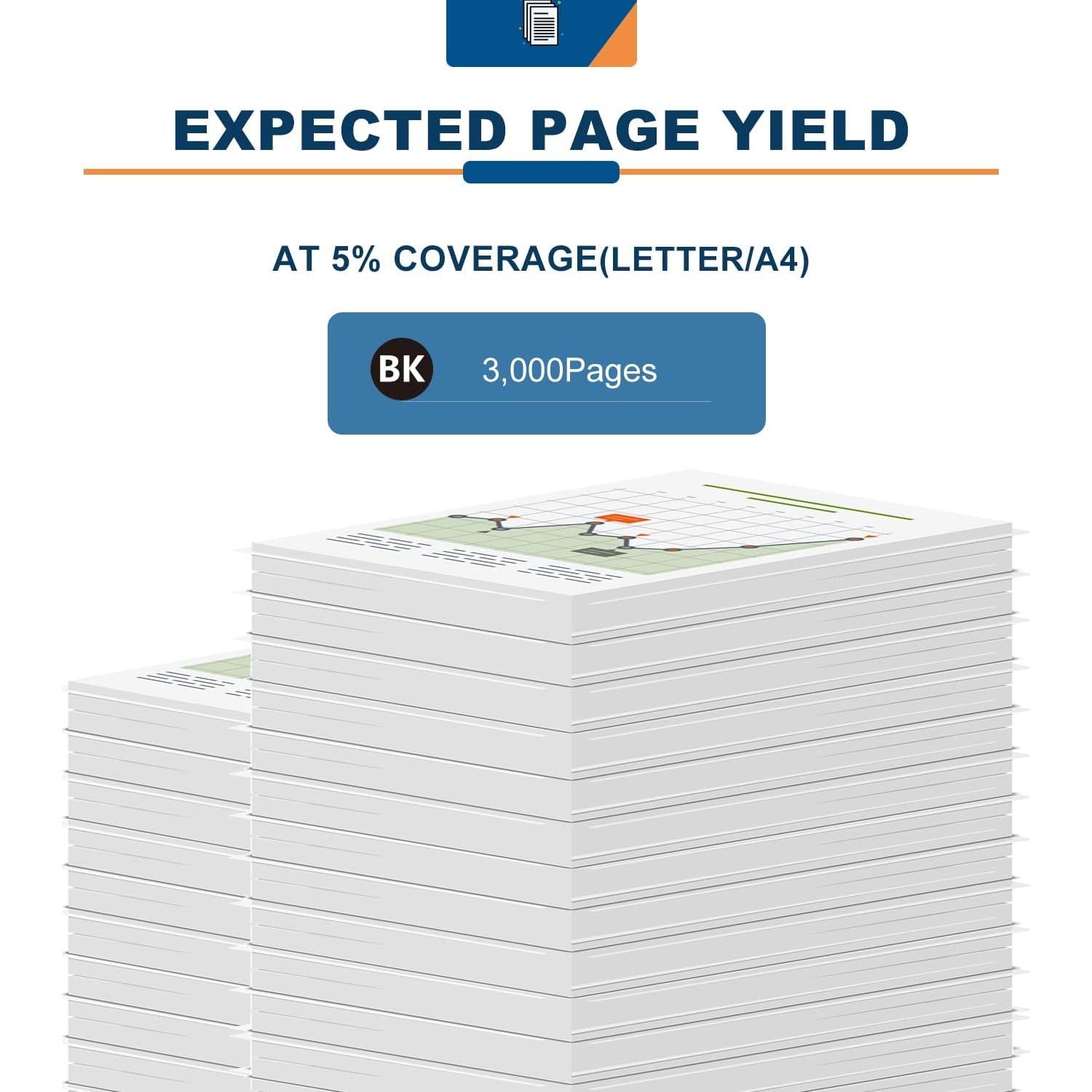 Cartucho de Tóner Negro Ankink TN760 TN730 - 2 Paquete, 3000 Páginas