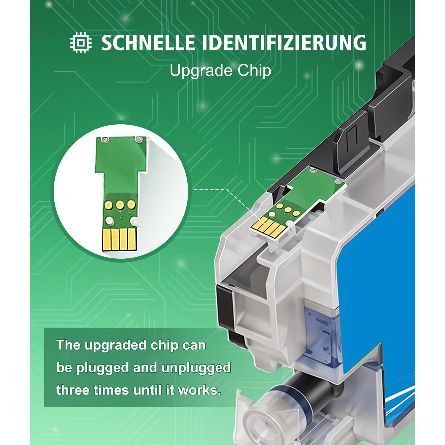 Cartuchos de tinta compatibles Kingjet LC401 4PK para Brother