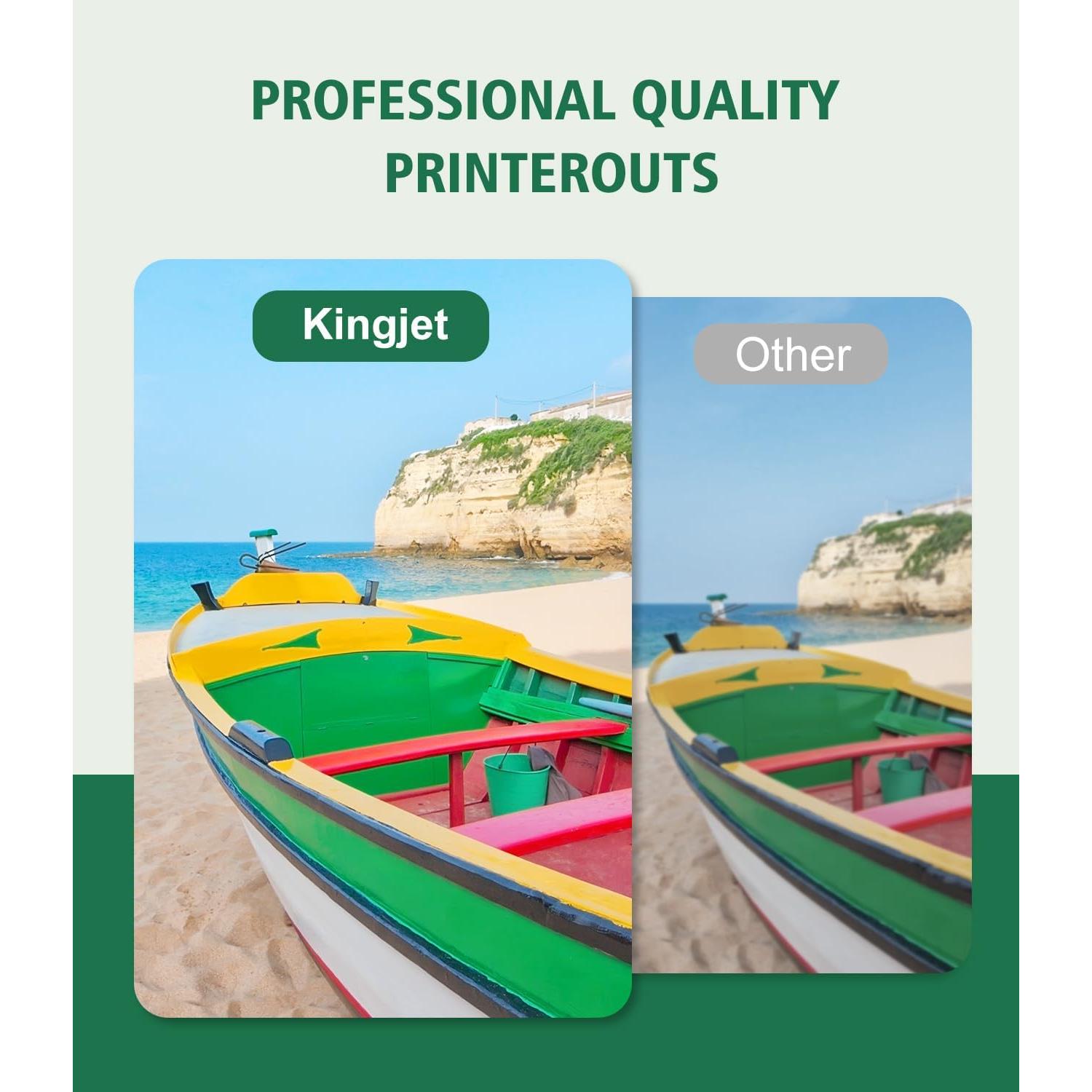Cartuchos de tinta compatibles Kingjet LC401 4PK para Brother