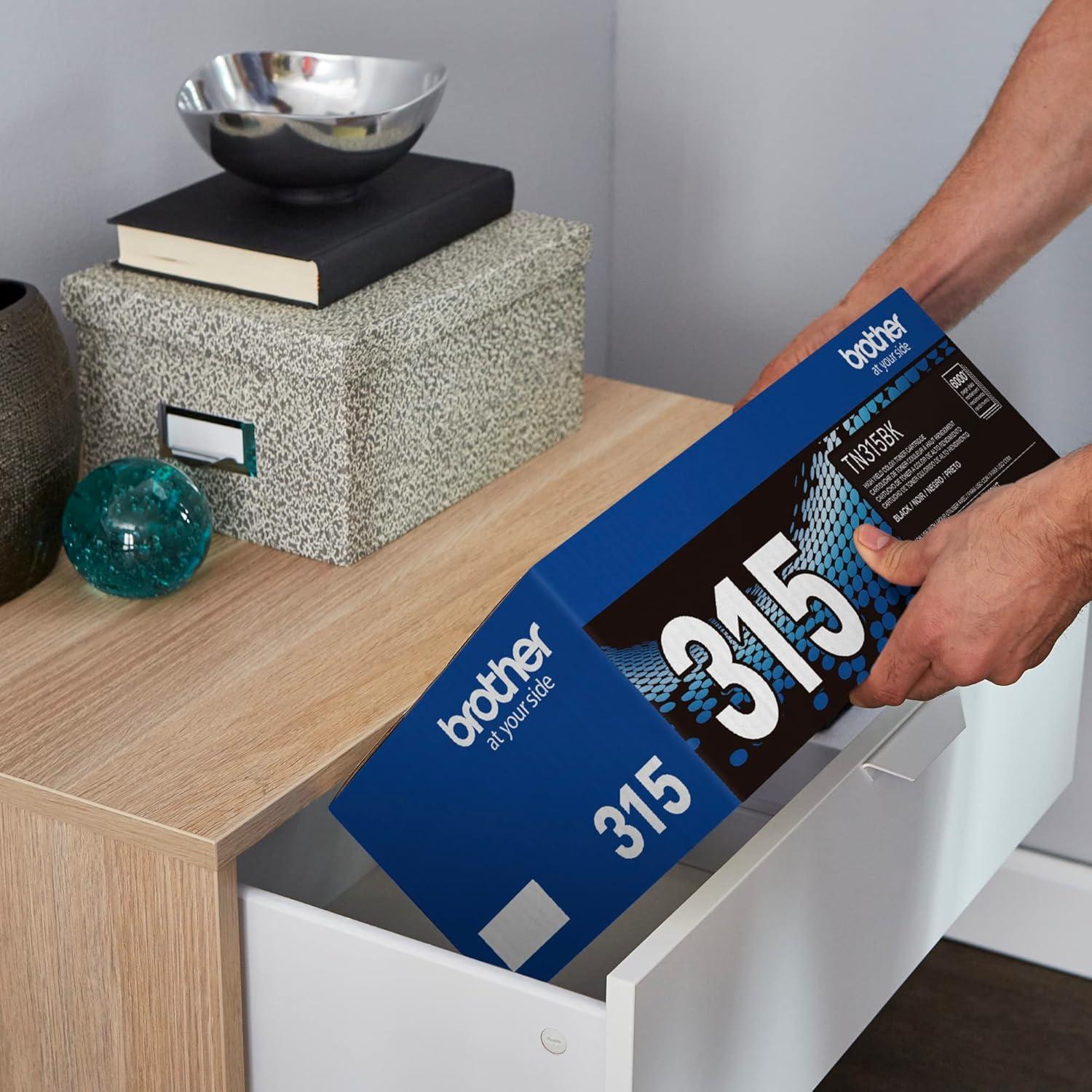 Cartucho de Tóner Negro Brother TN-315BK - Alto Rendimiento 6000p