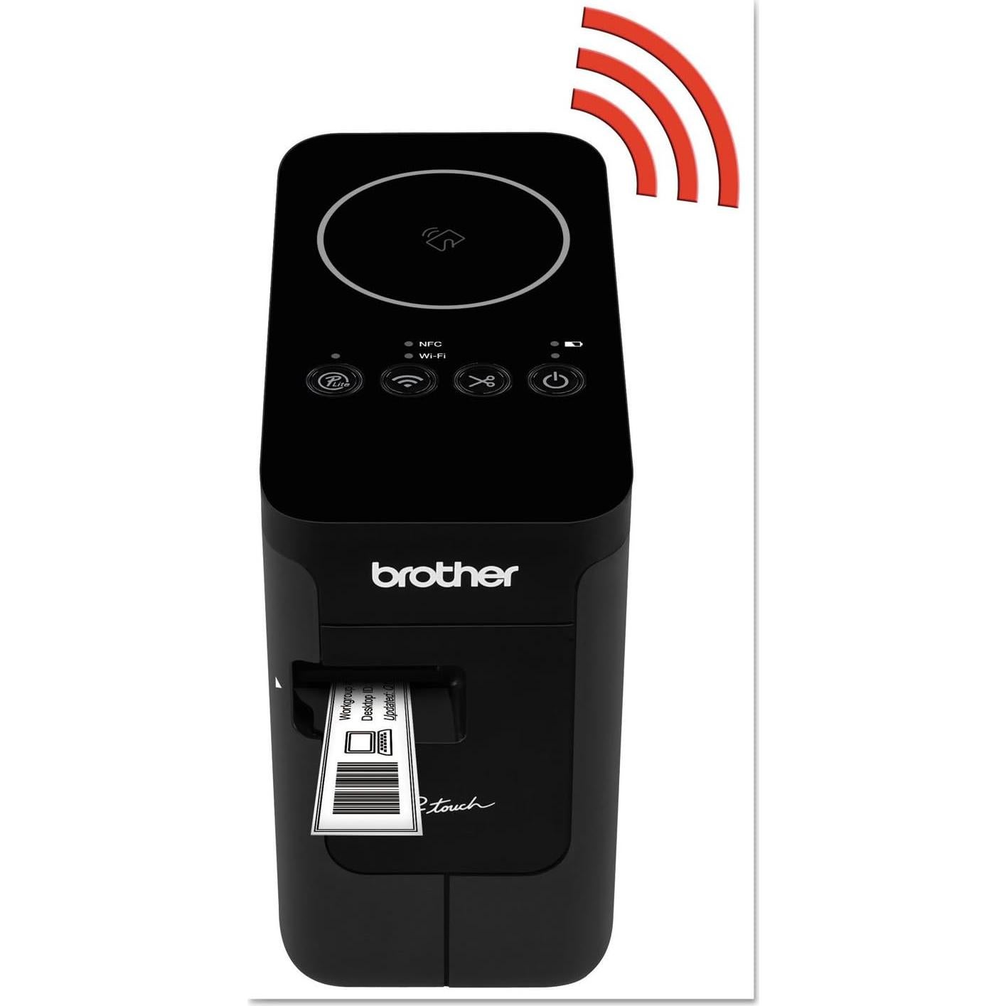 Printer PTP750W Wireless Label Maker, 1.18, Black