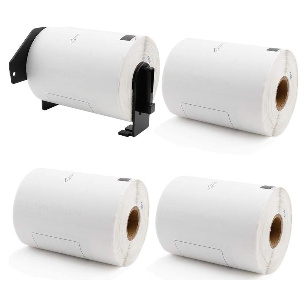 Etiquetas de Papel Blanco para Envíos Brother DK-1241 - 800 Unidades