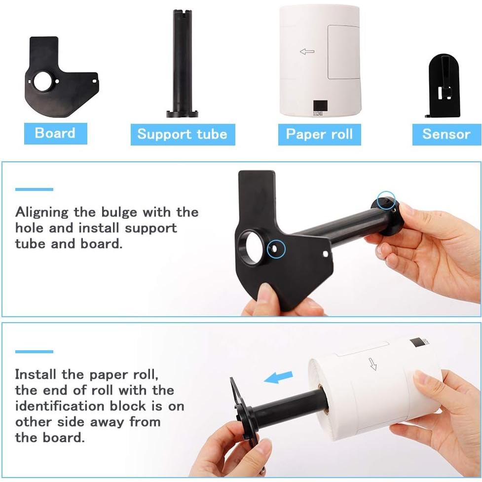 Etiquetas de Papel Blanco para Envíos Brother DK-1241 - 800 Unidades