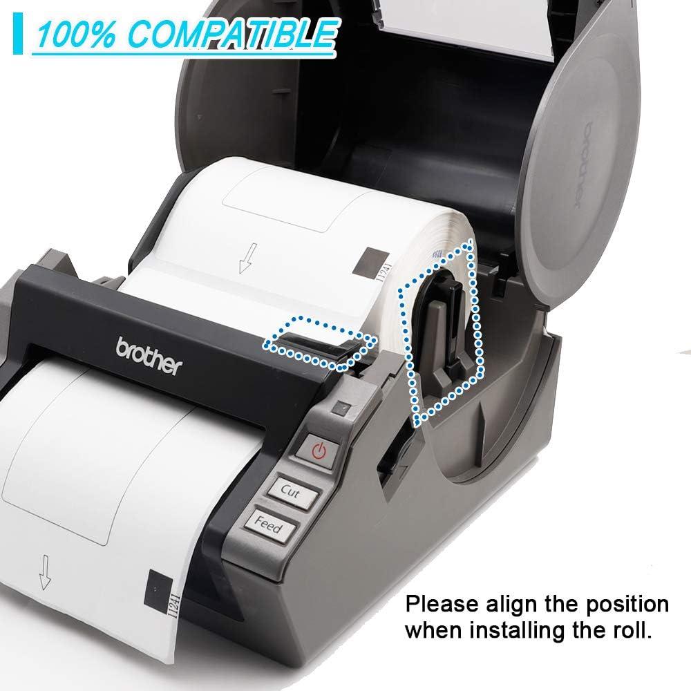 Etiquetas de Papel Blanco para Envíos Brother DK-1241 - 800 Unidades