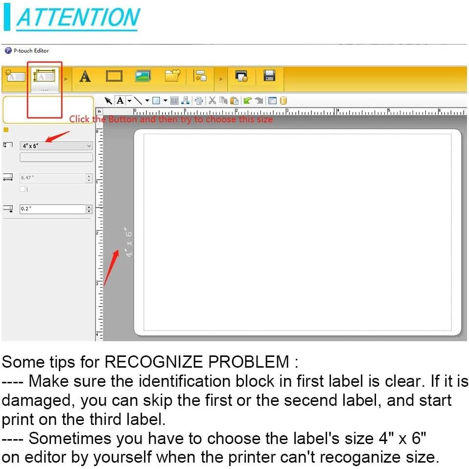Etiquetas de Papel Blanco para Envíos Brother DK-1241 - 800 Unidades