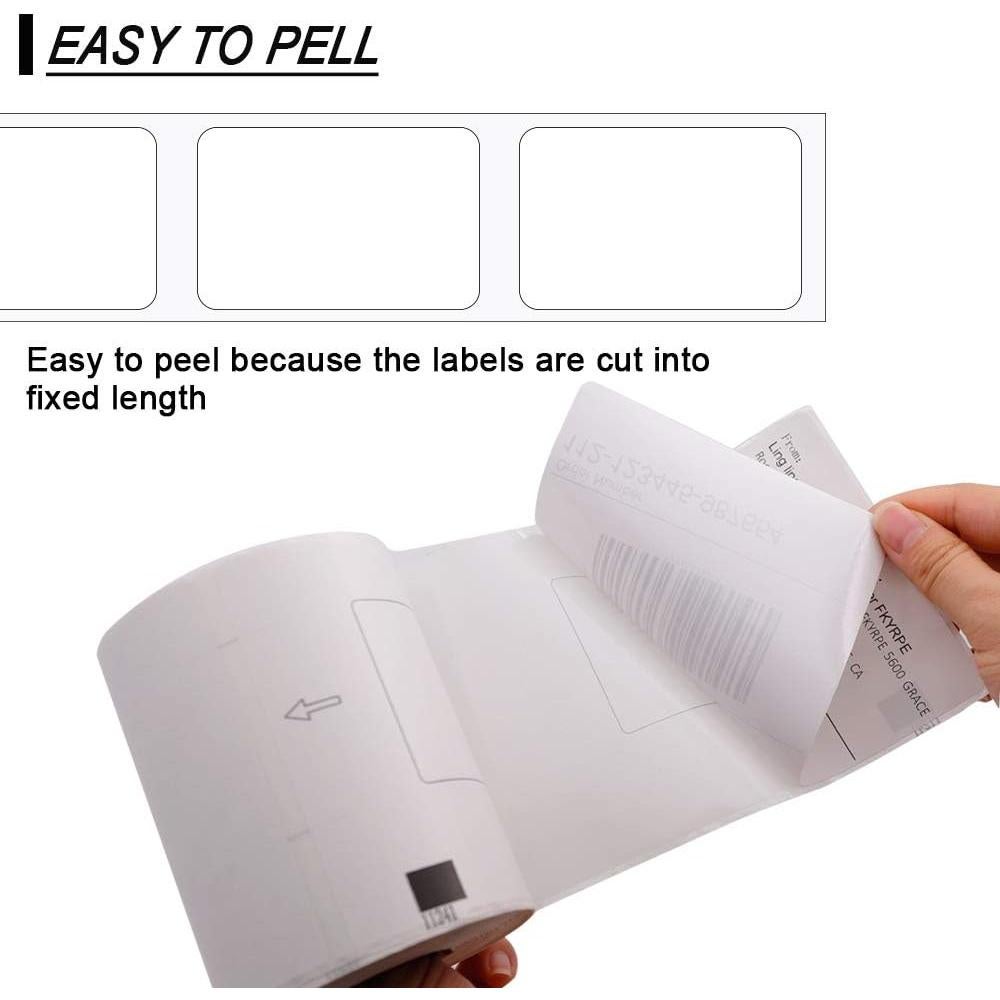 Etiquetas de Papel Blanco para Envíos Brother DK-1241 - 800 Unidades