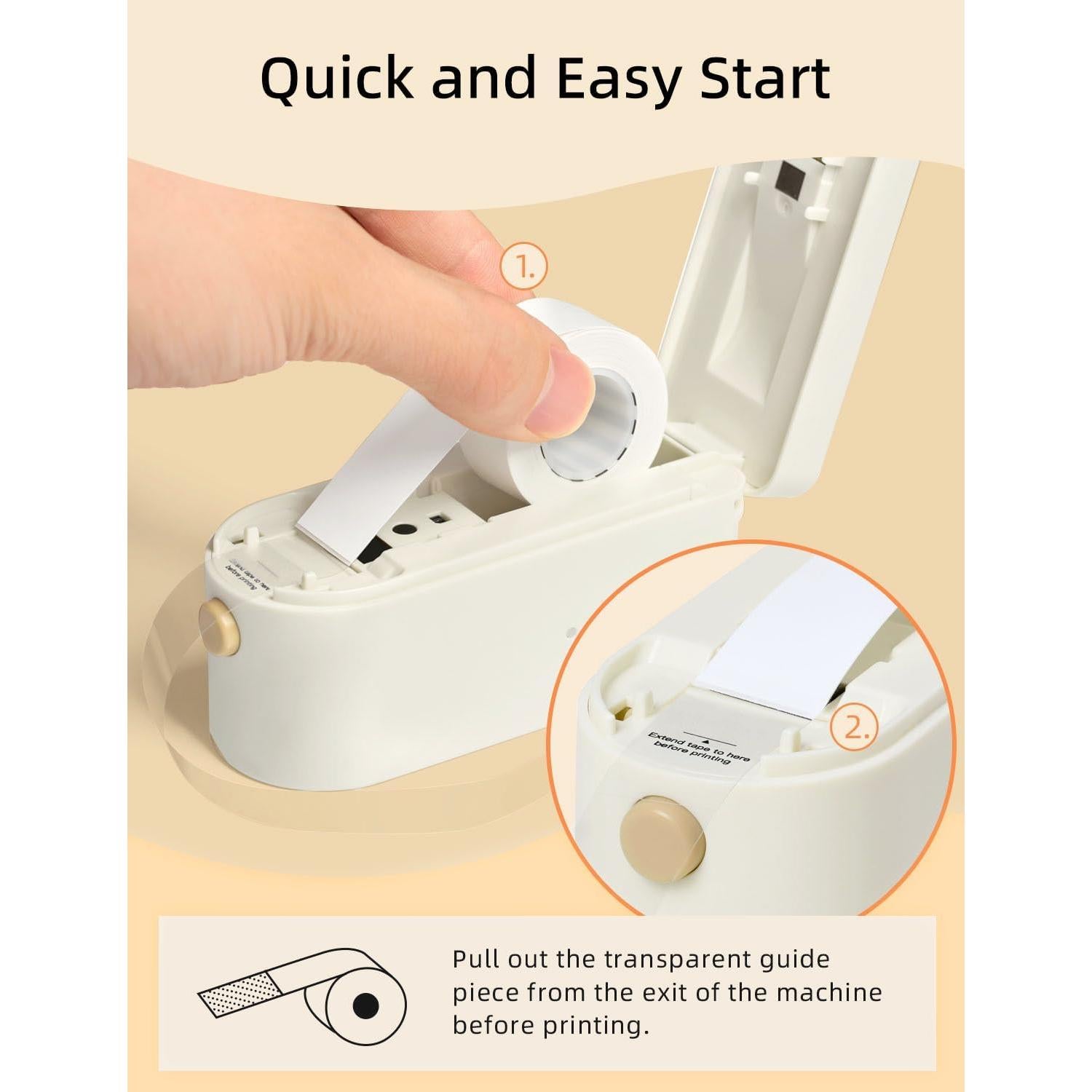 Etiquetadora Portátil MakeID L1 Bluetooth 203 DPI - Cinta 9/12/16mm