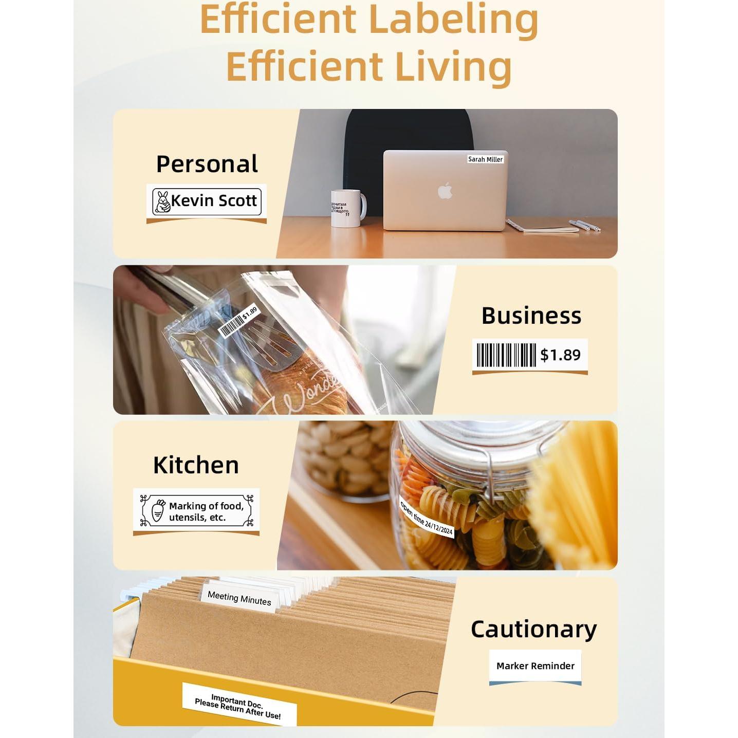 Etiquetadora Portátil MakeID L1 Bluetooth 203 DPI - Cinta 9/12/16mm