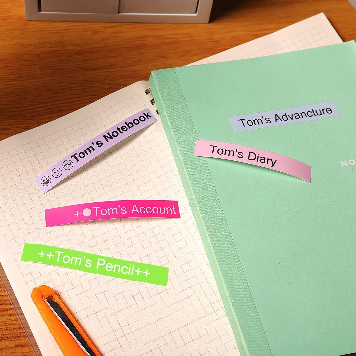 Cinta de Etiquetadora Brother P-Touch TZe 12mm 5 Colores