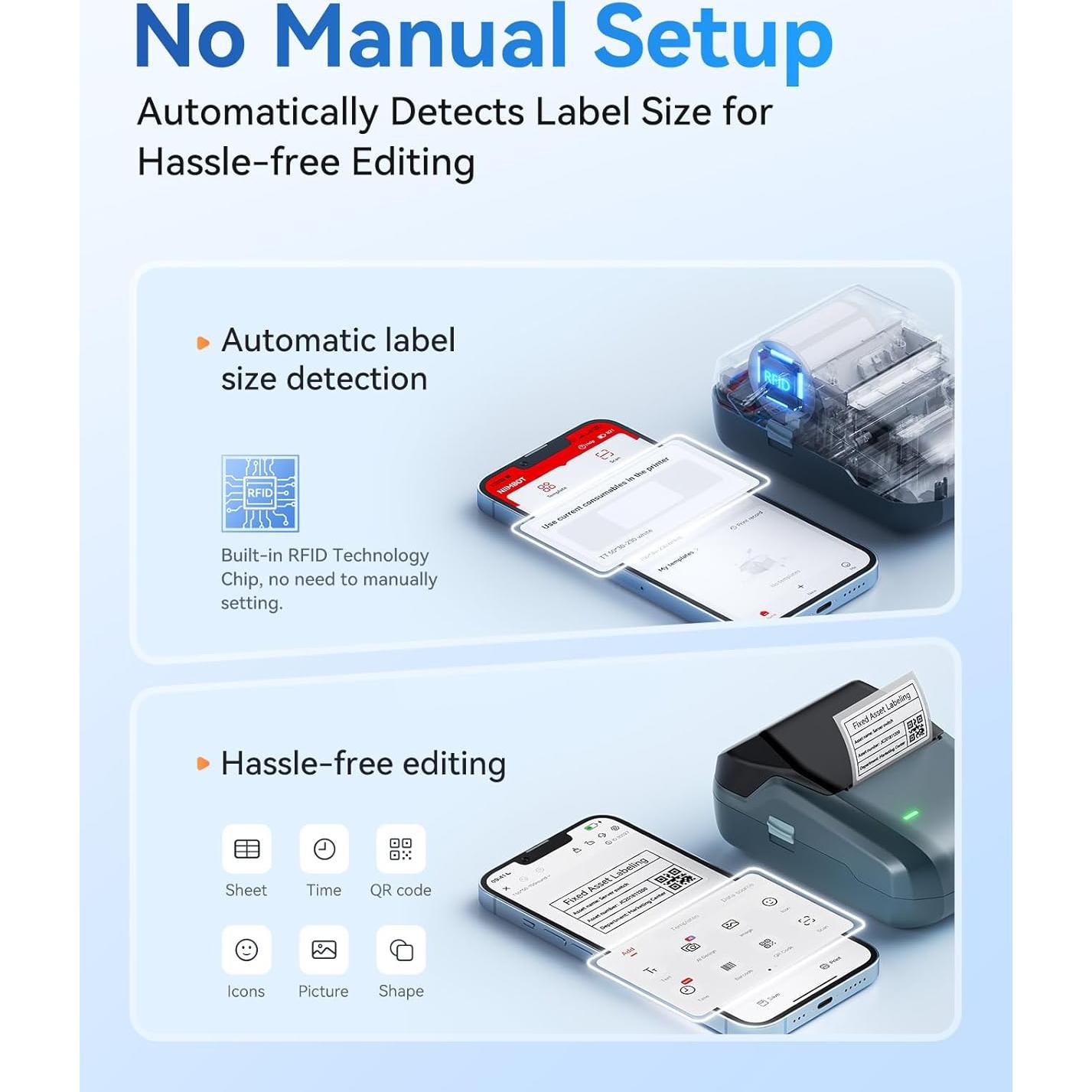 Impresora de Etiquetas NIIMBOT B1 Térmica Bluetooth 2"