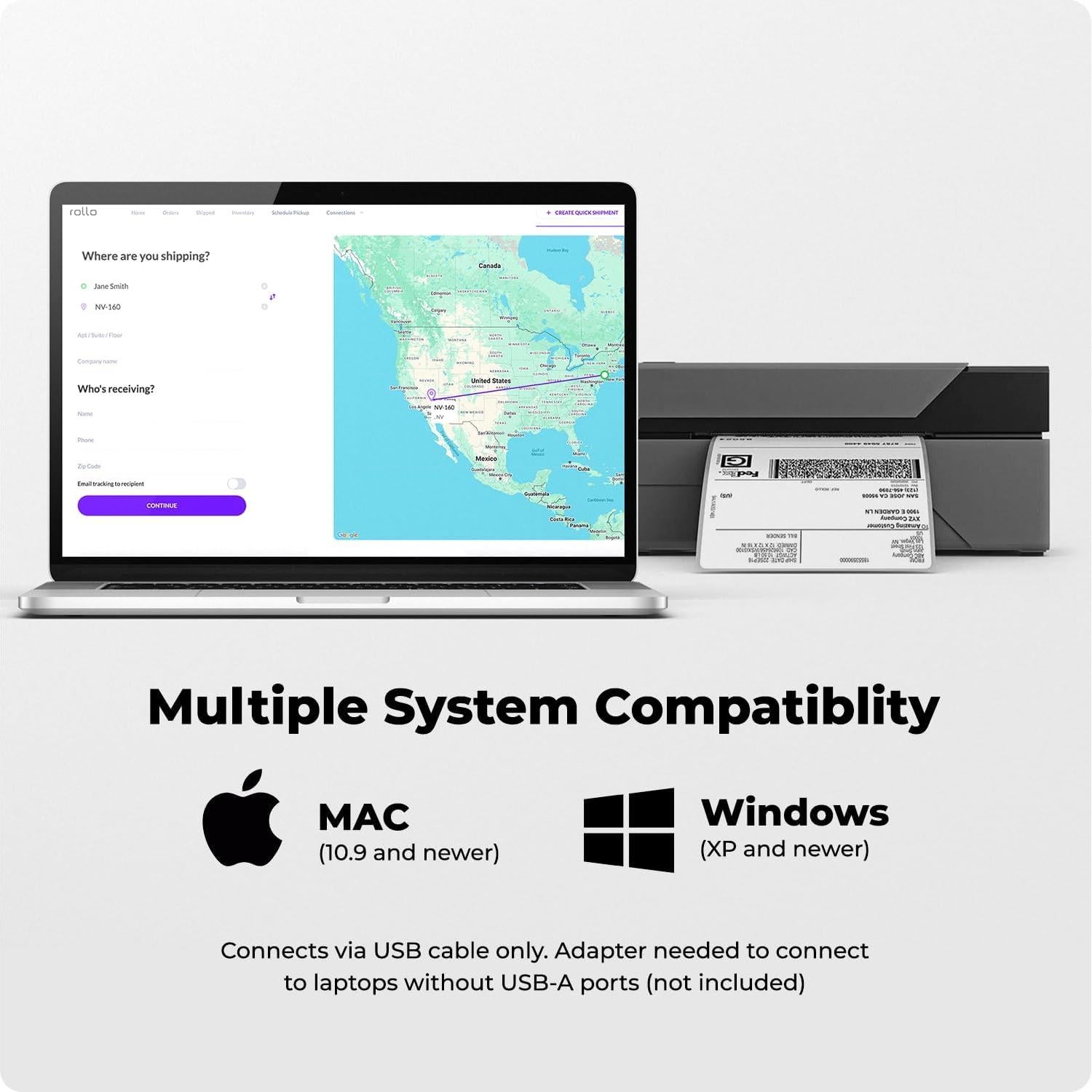 Impresora de Etiquetas Térmicas Rollo X1038 USB 10x15 cm
