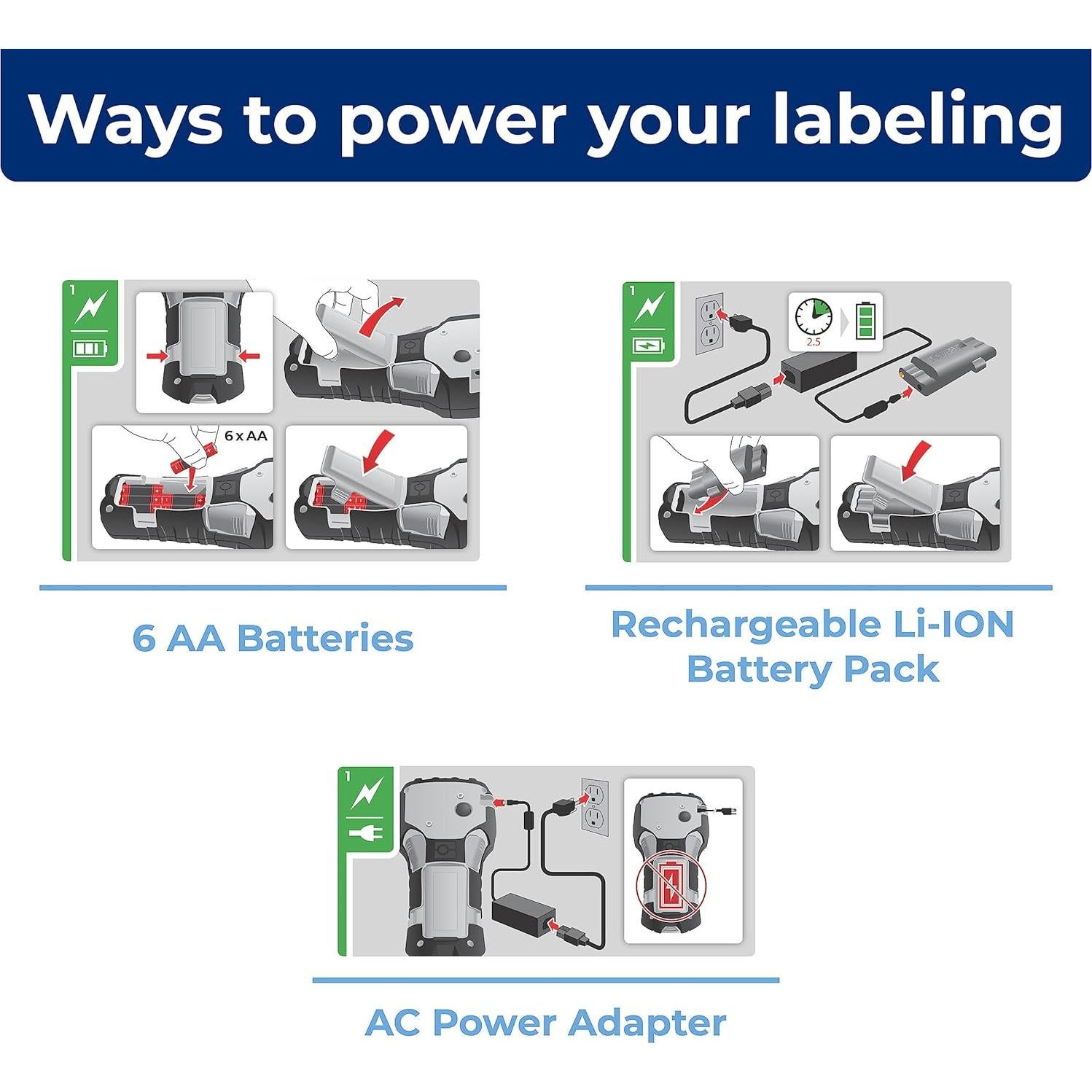 Kit de Impresora de Etiquetas Portátil Brady M210 - Amarillo/Negro