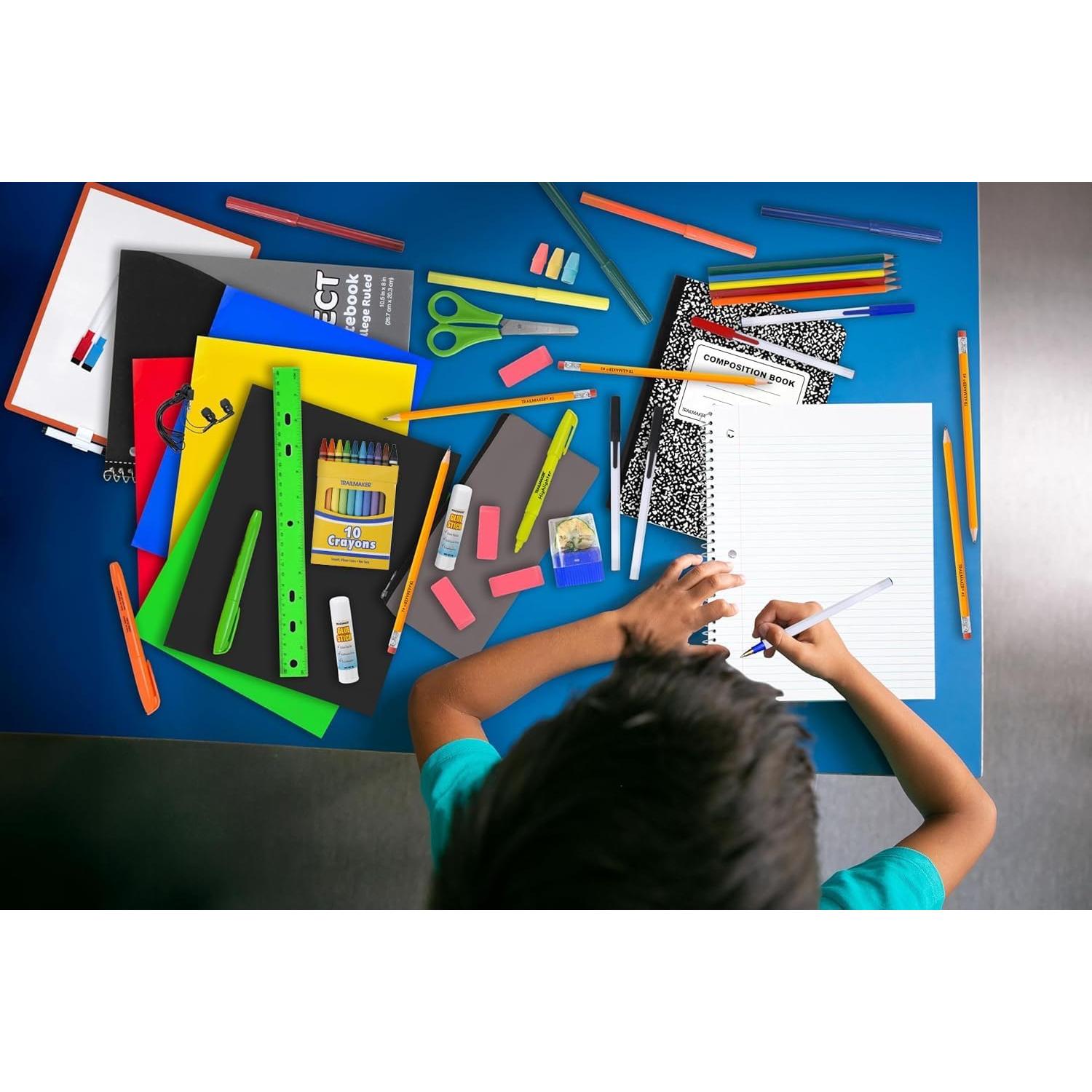 Kit Escolar 45 Piezas Trail maker K-12 - Lápices, Cuadernos