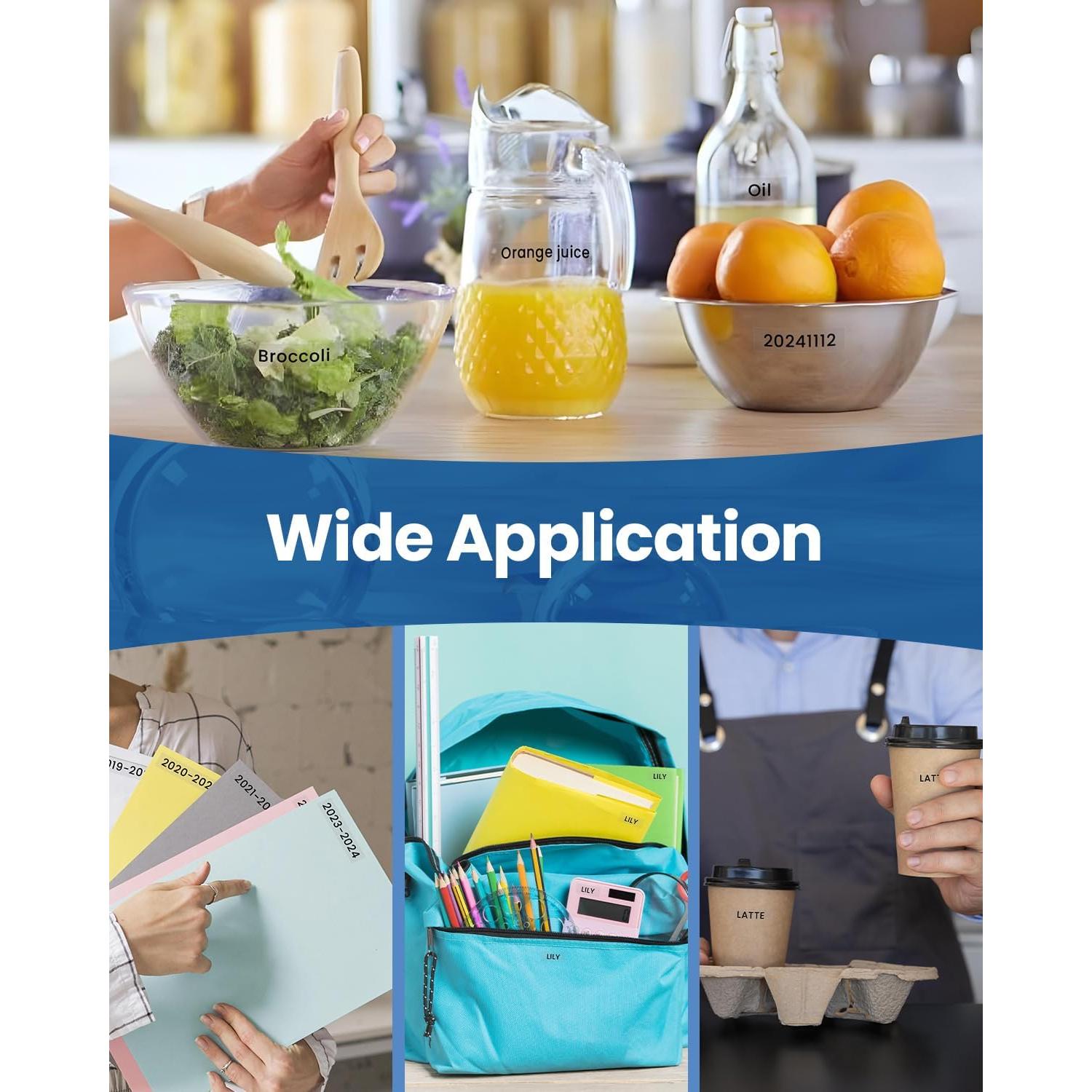 Cinta de Etiquetadora Oozmas 12mm Negra sobre Transparente TZe-131