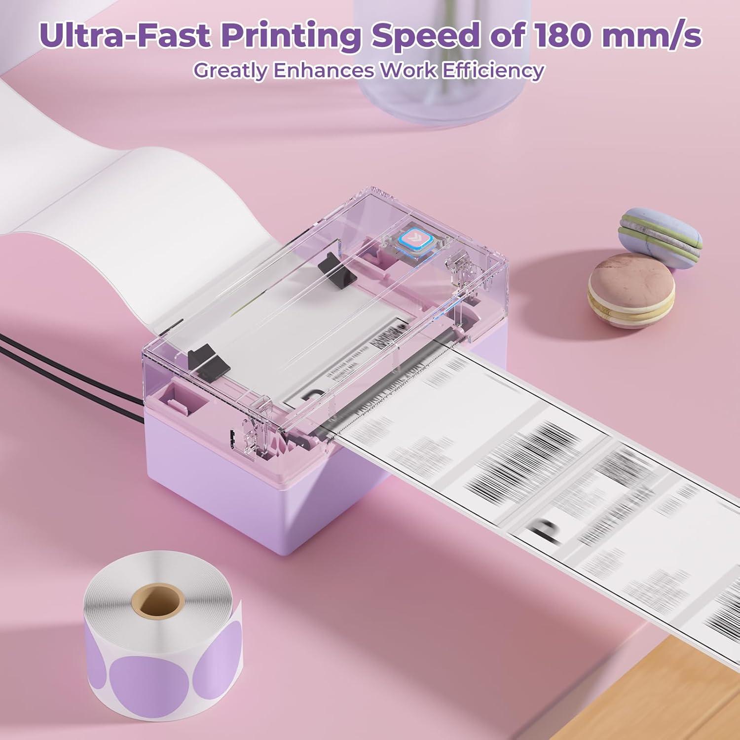 Impresora Térmica de Etiquetas MUNBYN 130B Bluetooth 4x6