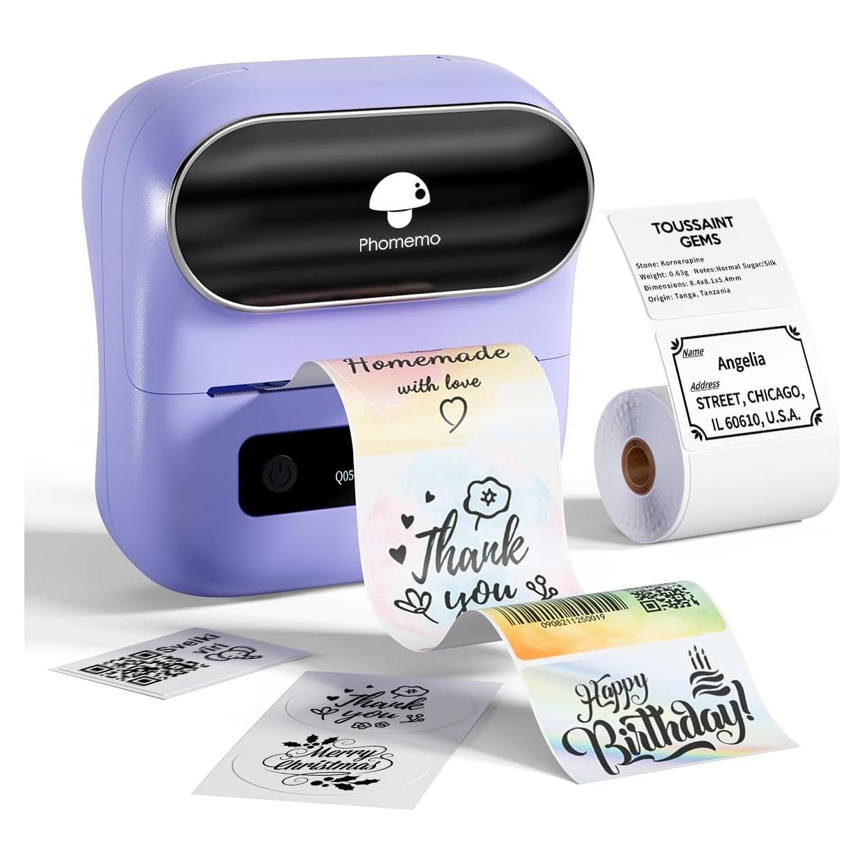 Impresora de Etiquetas Phomemo M220 Inalámbrica Bluetooth 203DPI