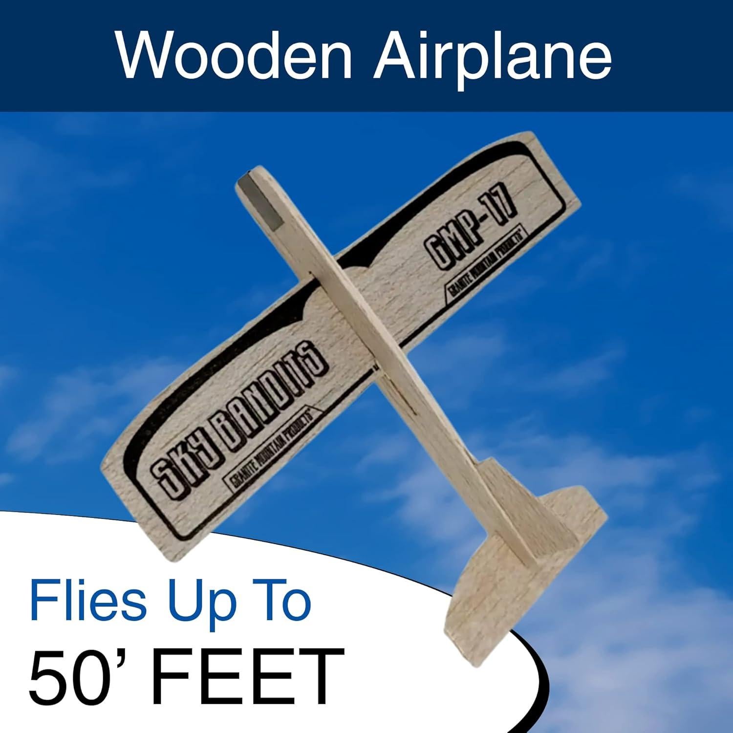 Juego de Aviones de Madera Granite Mountain - 6 Kits