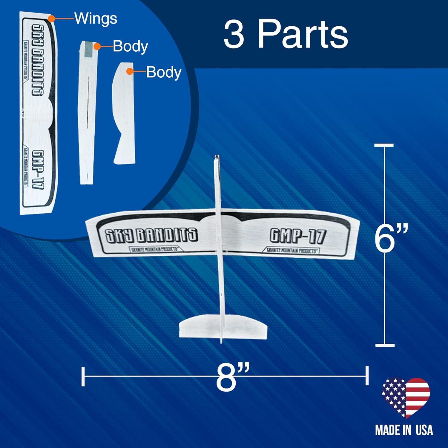 Juego de Aviones de Madera Granite Mountain - 6 Kits