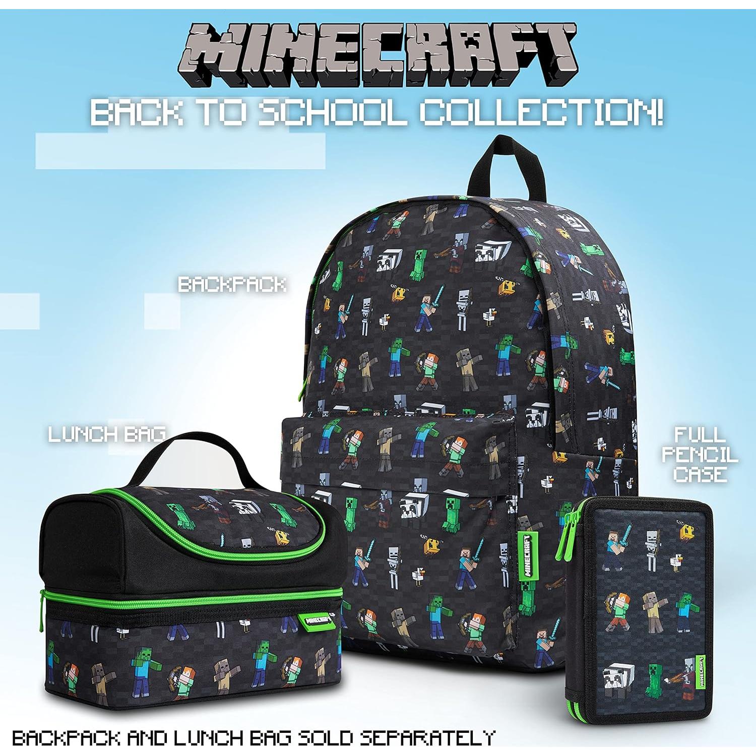 Estuche de Lápices Minecraft para Niños con Papelería