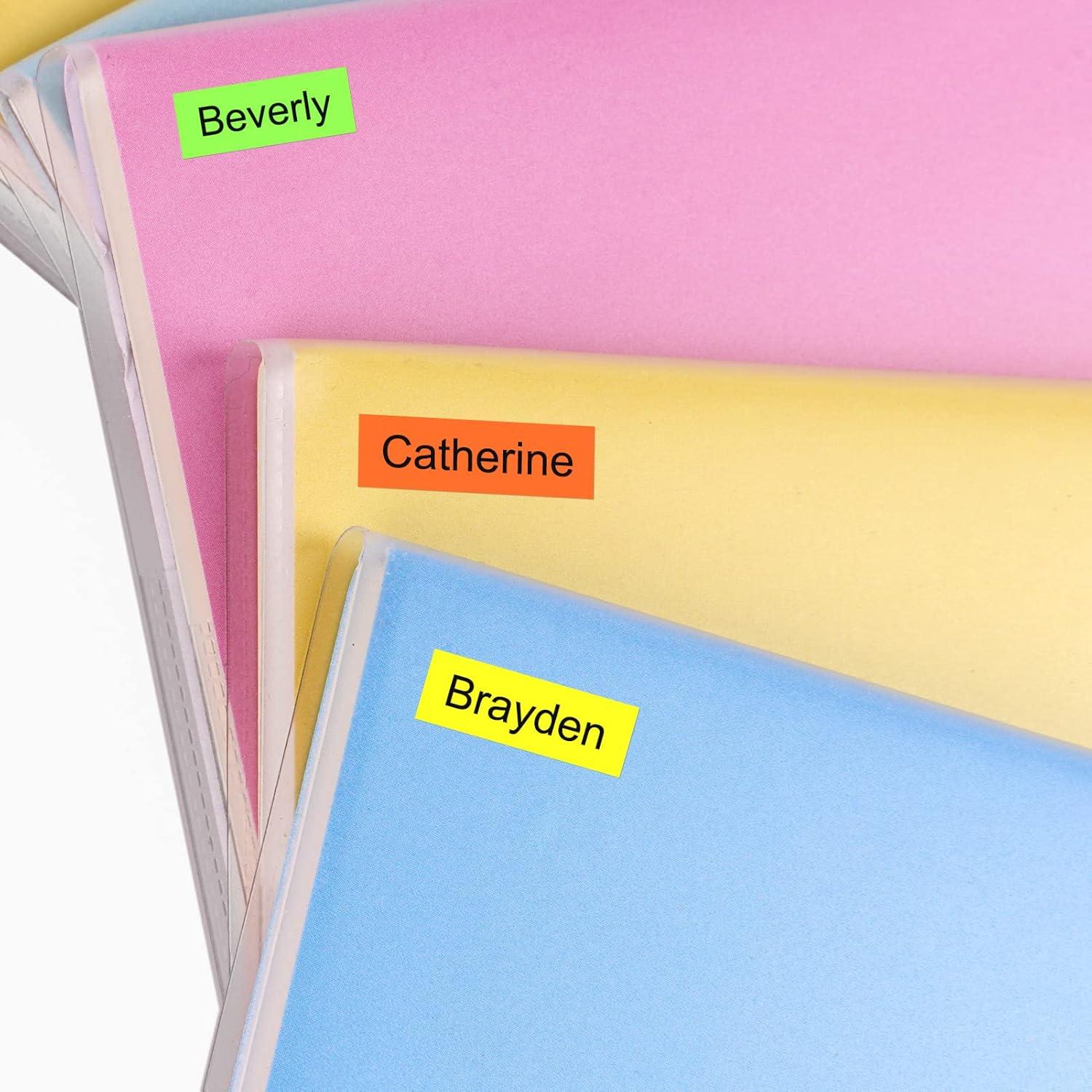 Cinta de Etiquetas Fluorescente Fairesure 12mm 6 Colores