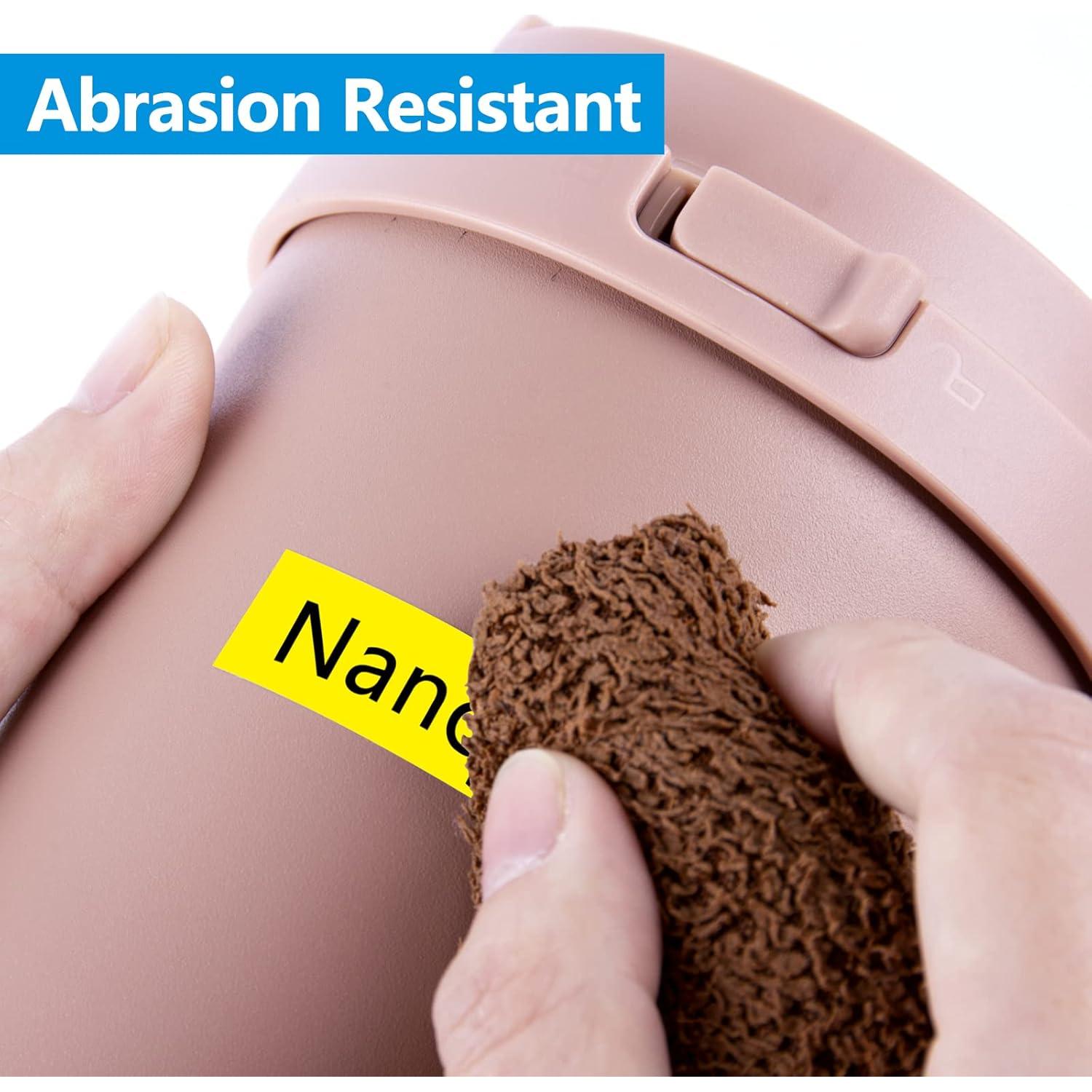 Cinta de Etiquetado Weemay 12mm 7 Paquetes Compatible Brother