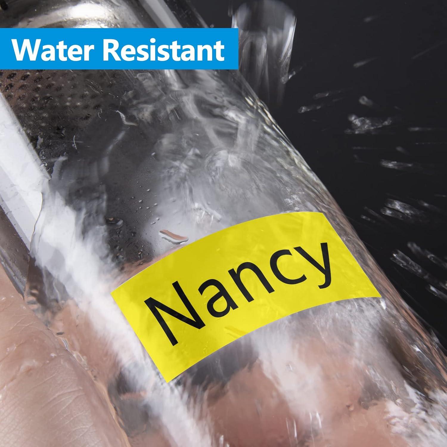 Cinta de Etiquetado Weemay 12mm 7 Paquetes Compatible Brother