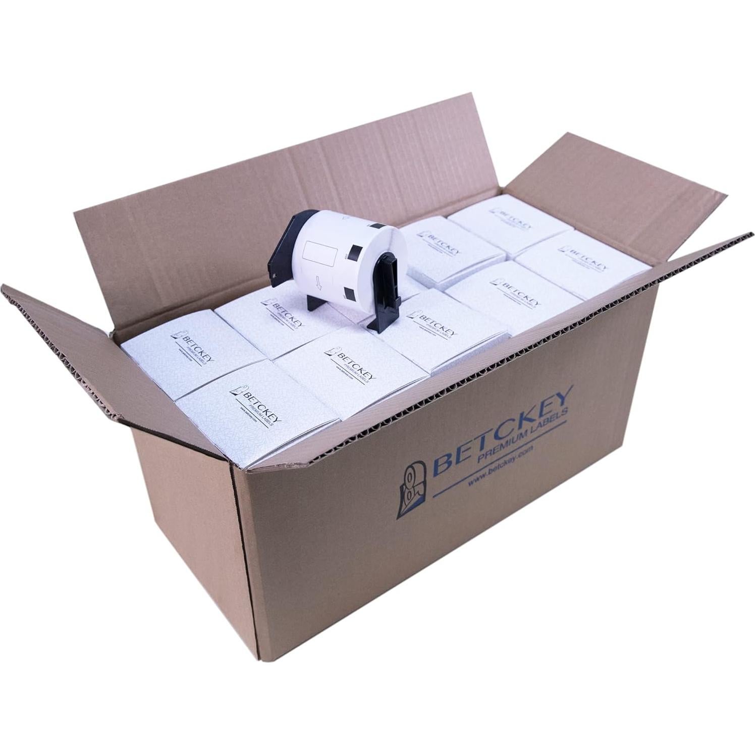 BETCKEY Etiquetas de Dirección y Código de Barras 62x29mm