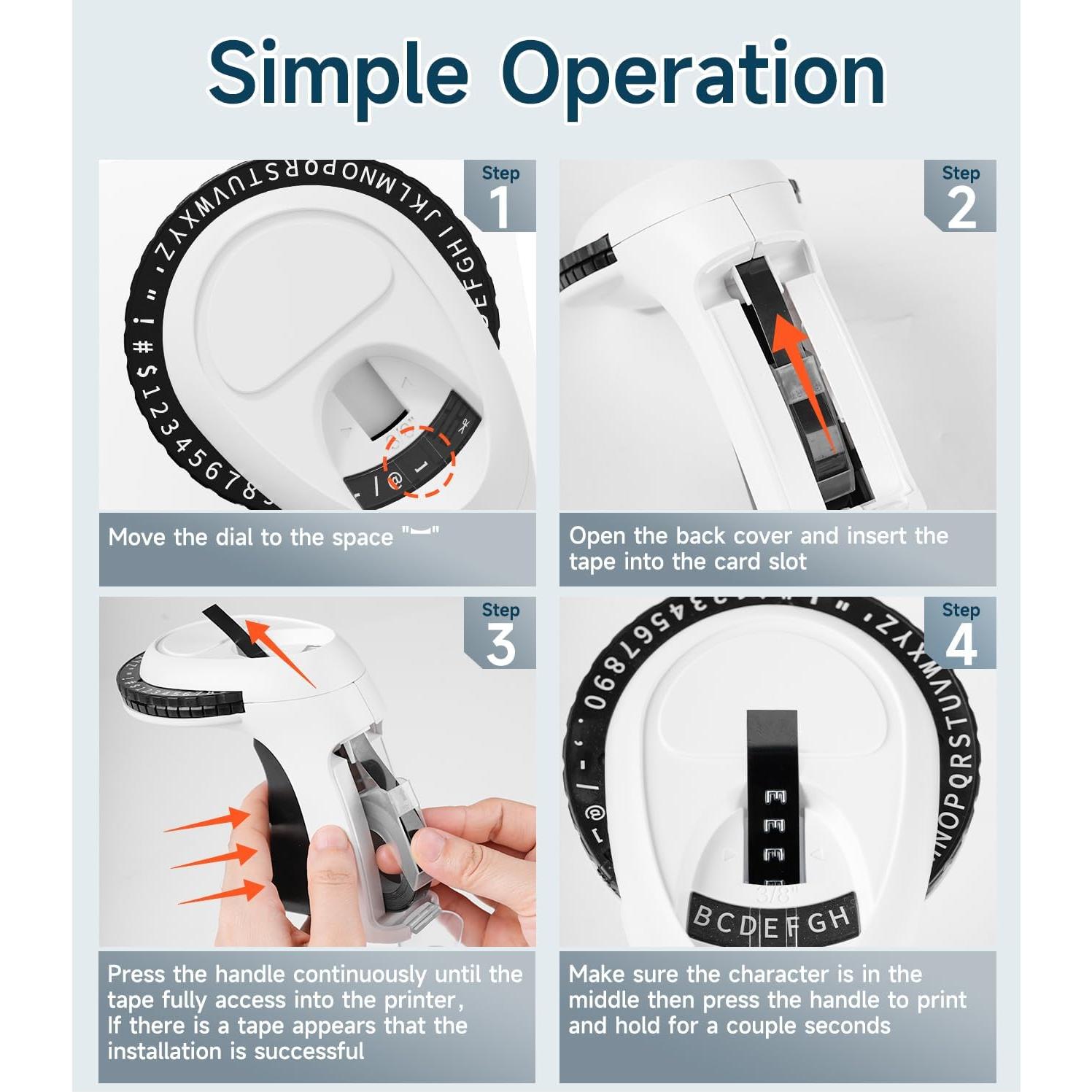 Máquina de Etiquetas en Relieve Labelife Omega S Manual 3D
