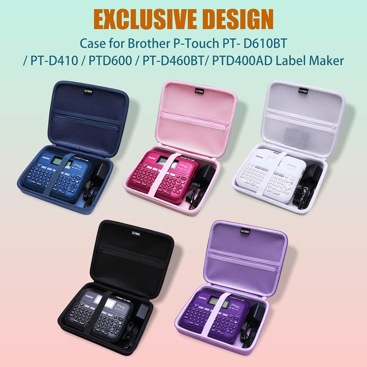 Funda Rosa LTGEM para Etiquetadora Brother P-Touch PT-D610BT