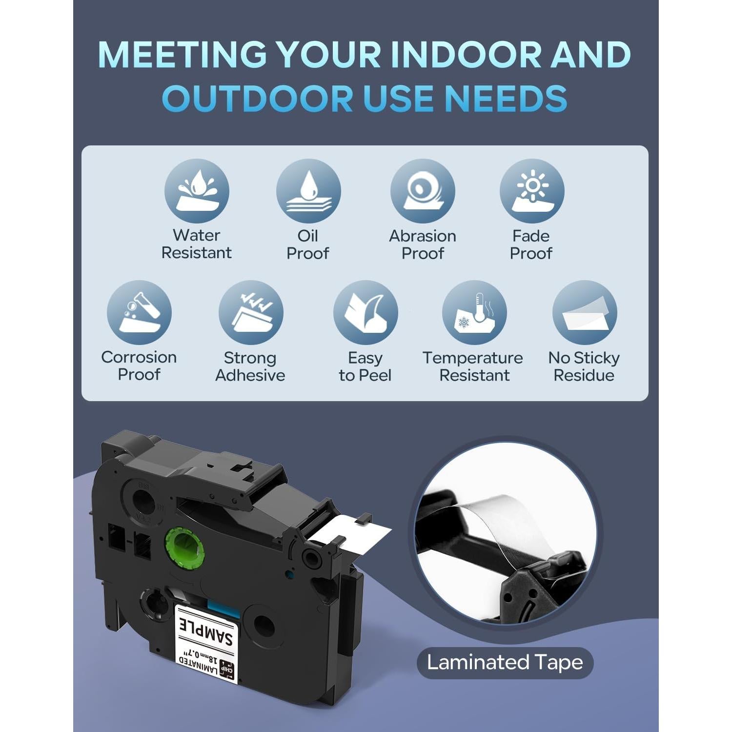 Máquina de Etiquetas Vixic D480BT 18mm Bluetooth Recargable