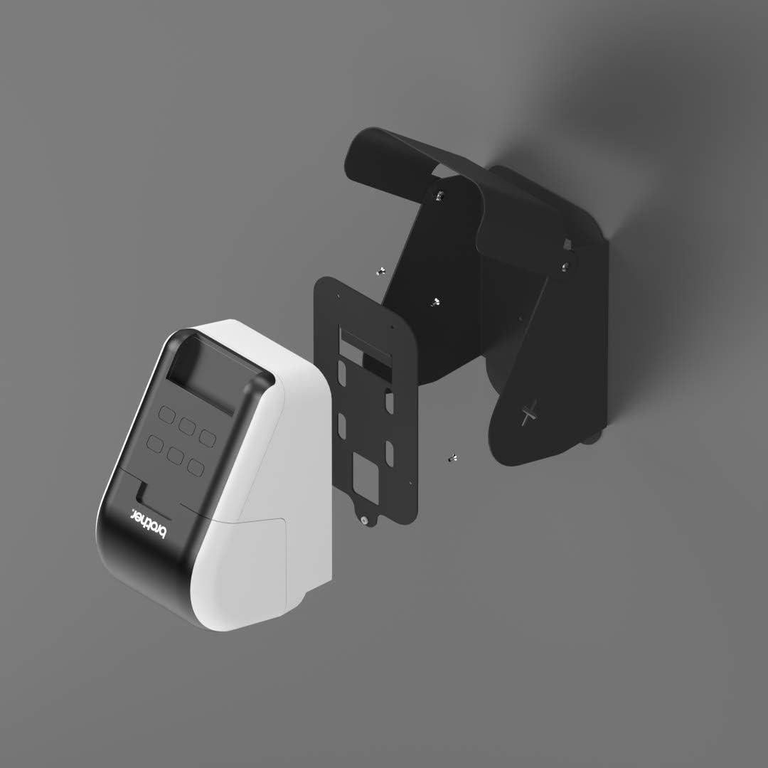 Soporte de pared para impresora de etiquetas Brother QL-810W/Ql-820NWB