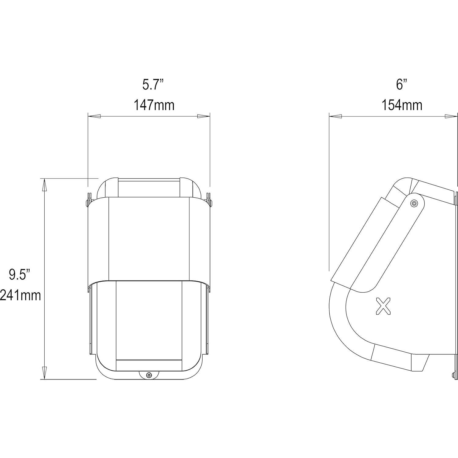 Soporte de pared para impresora de etiquetas Brother QL-810W/Ql-820NWB