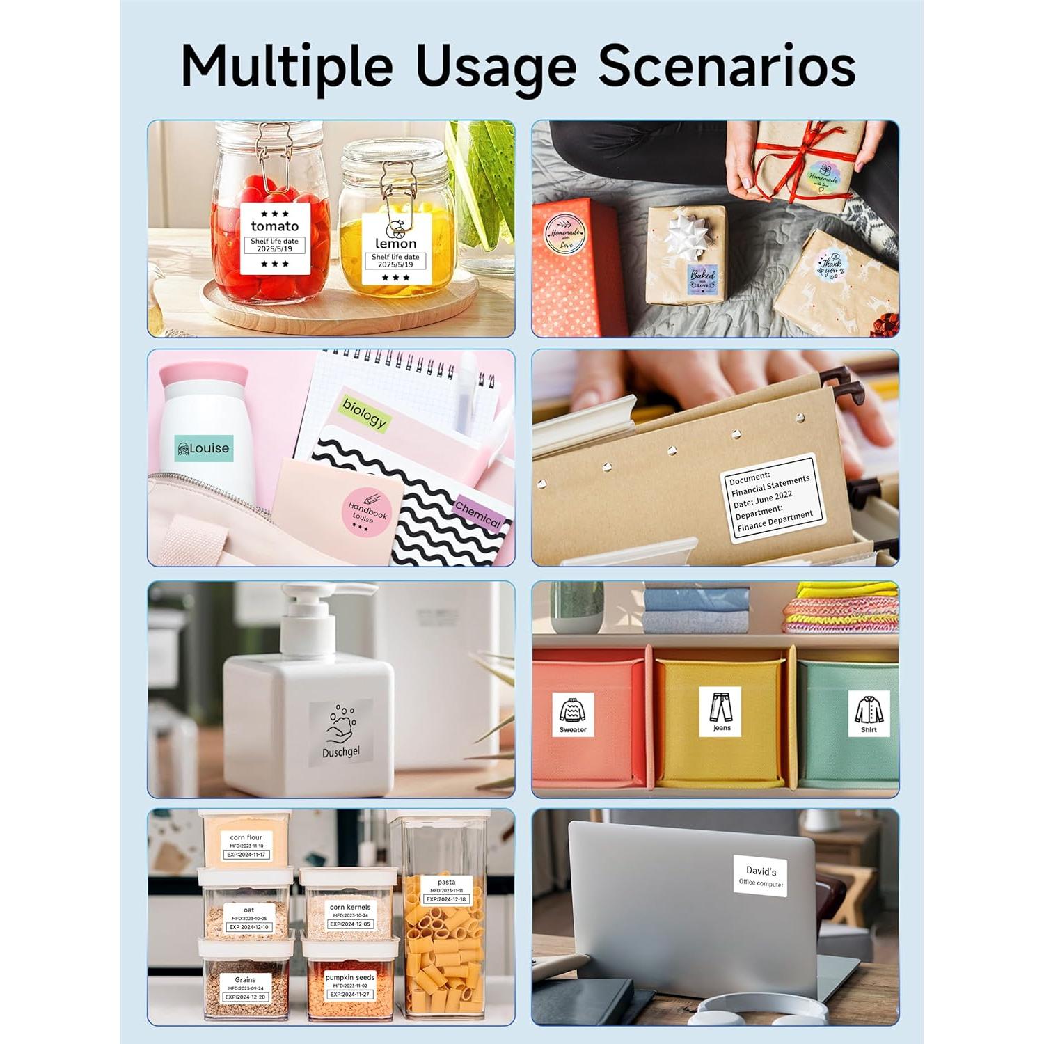 Impresora de Etiquetas Phomemo M250 Bluetooth 2025, 0.78-3.14"