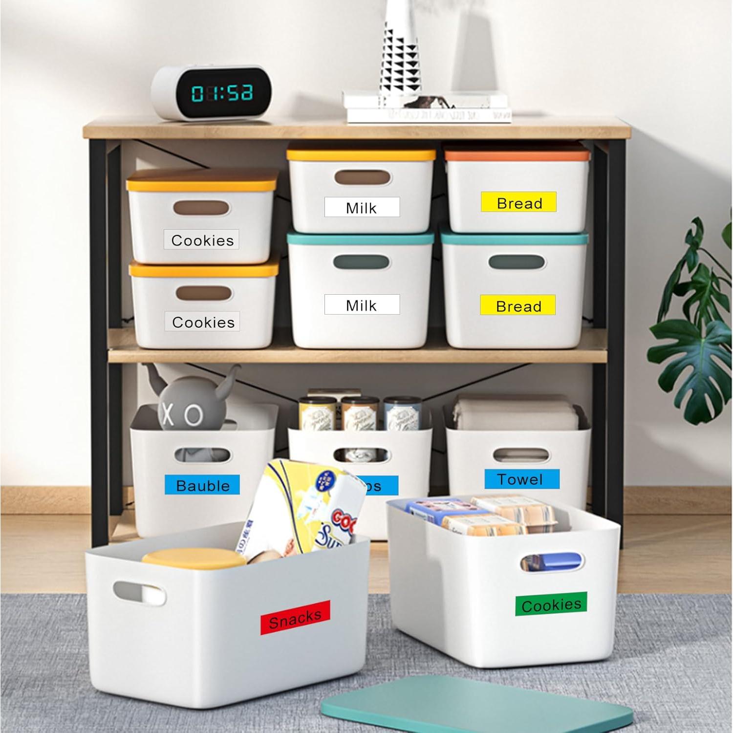 Cinta de Etiqueta BOYEEZON 5 Pack 12mm Compatible Brother