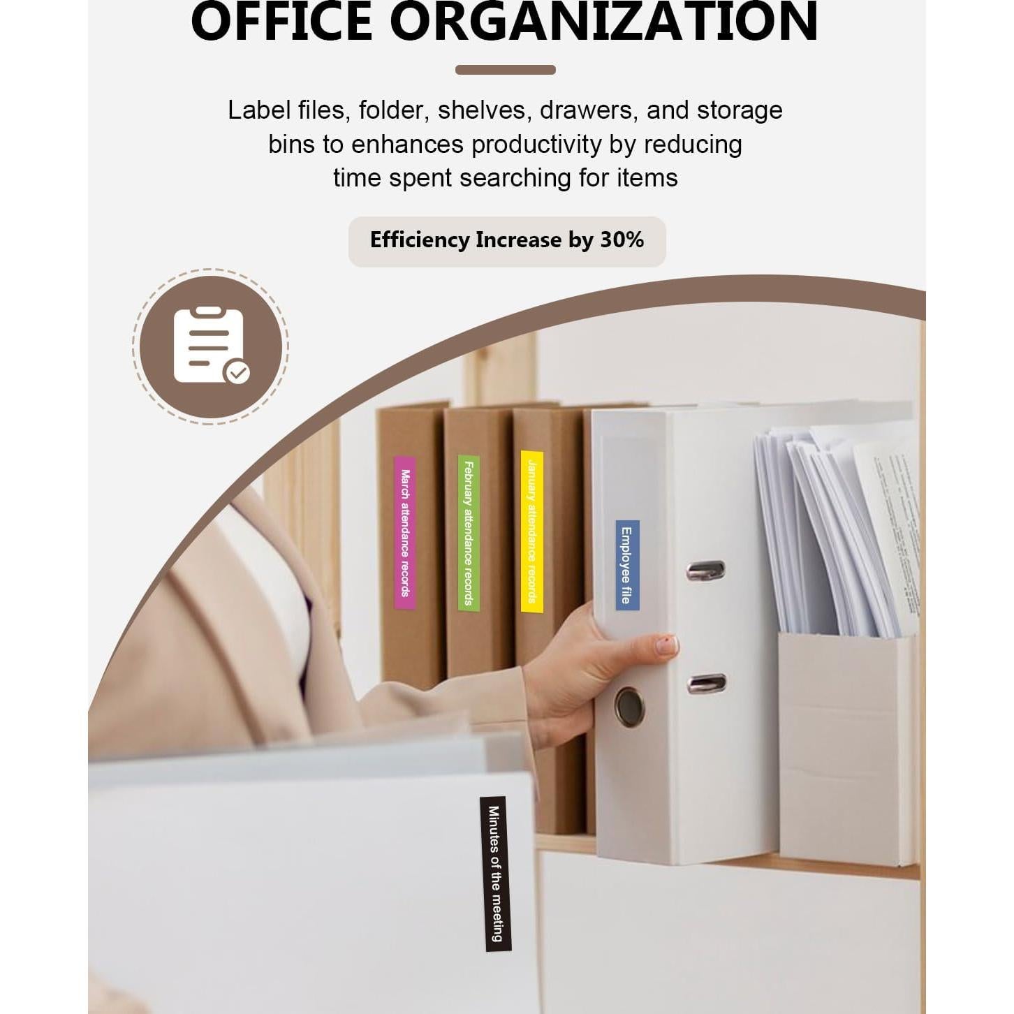 Cinta de Etiquetas Multicolor 12mm XemaX para Brother PTouch