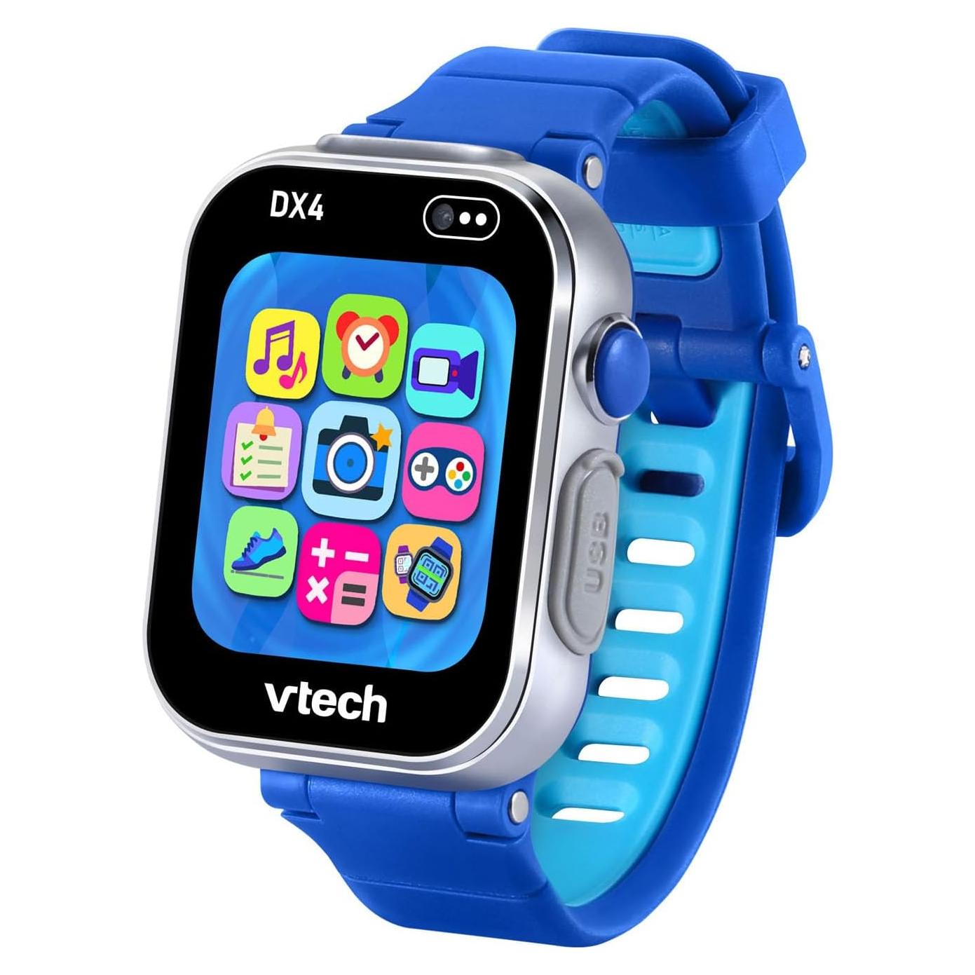 Reloj Inteligente VTech KidiZoom DX4, Azul Resistente al Agua