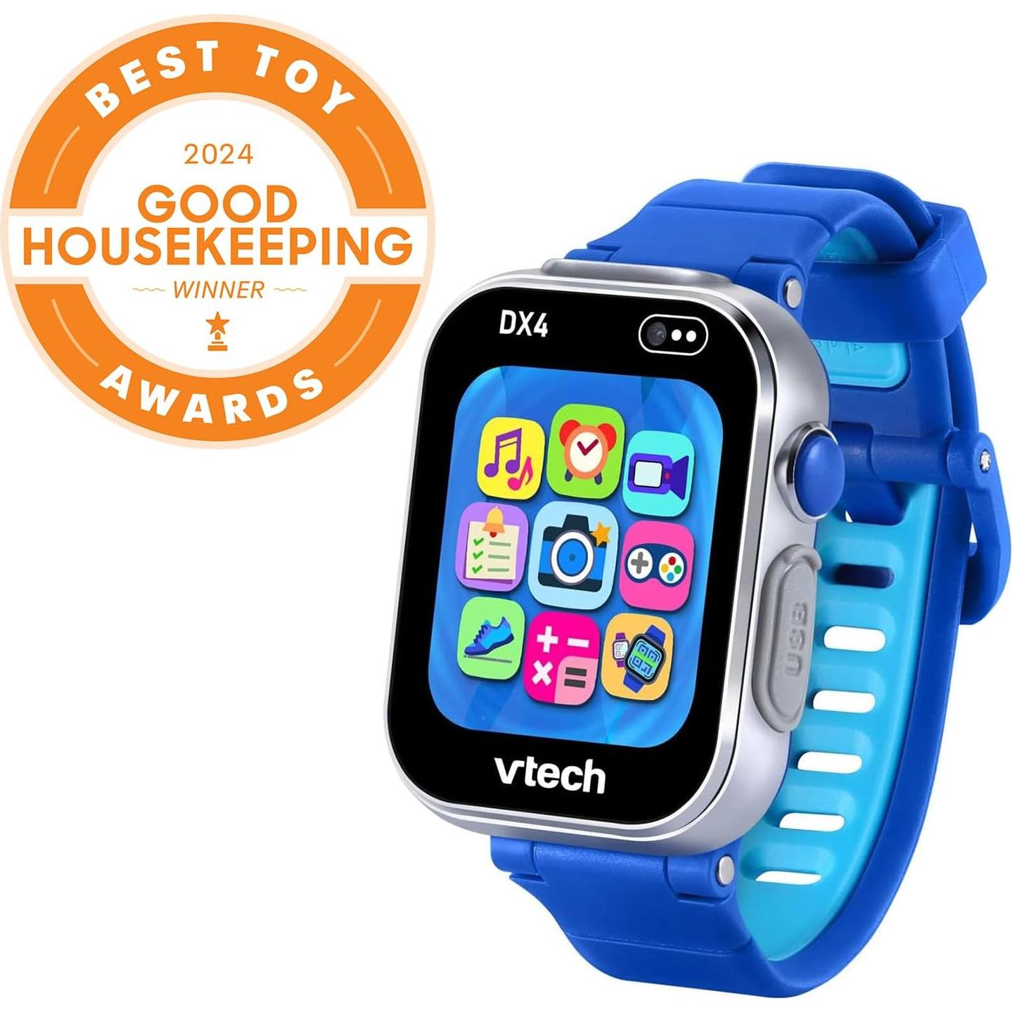 Reloj Inteligente VTech KidiZoom DX4, Azul Resistente al Agua
