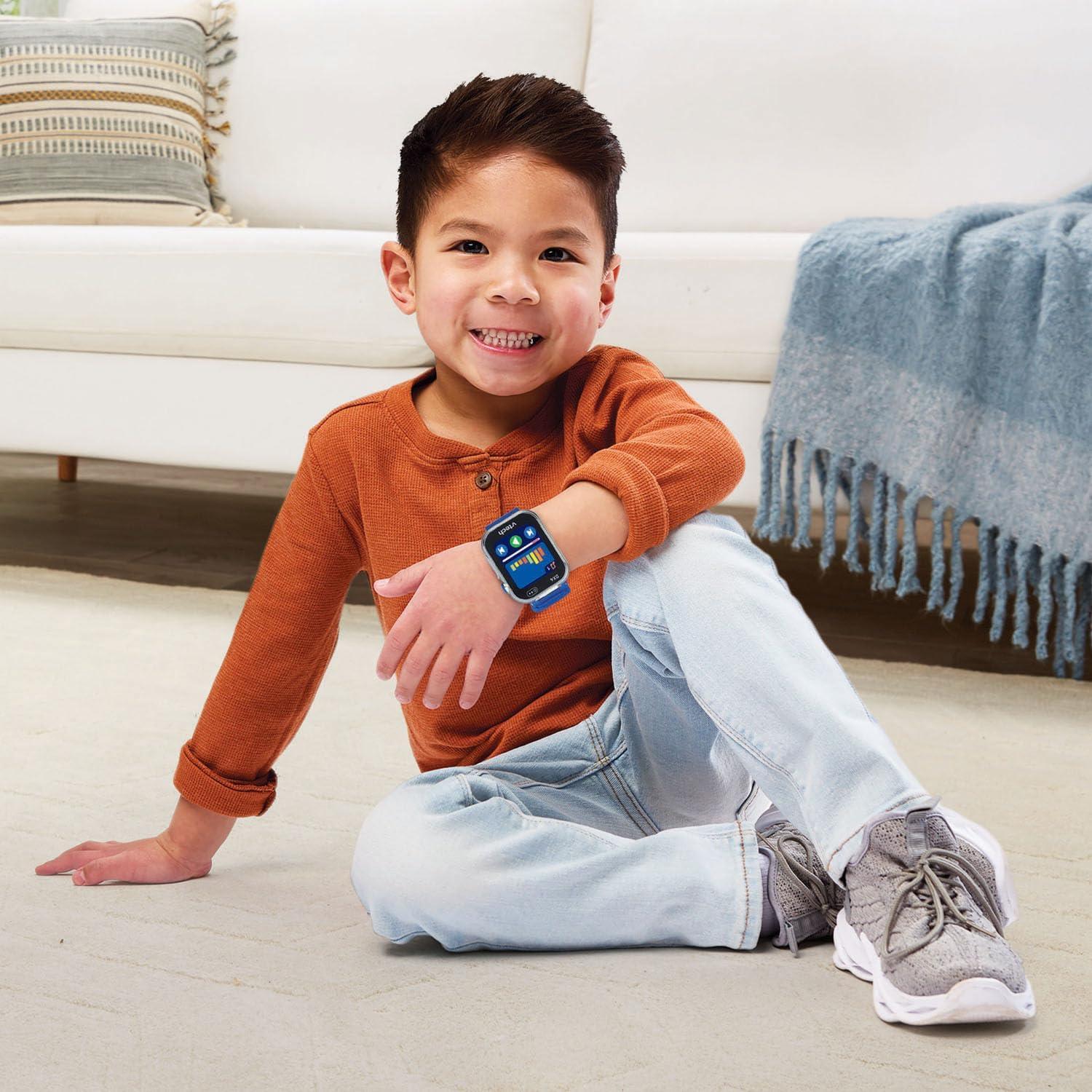 Reloj Inteligente VTech KidiZoom DX4, Azul Resistente al Agua