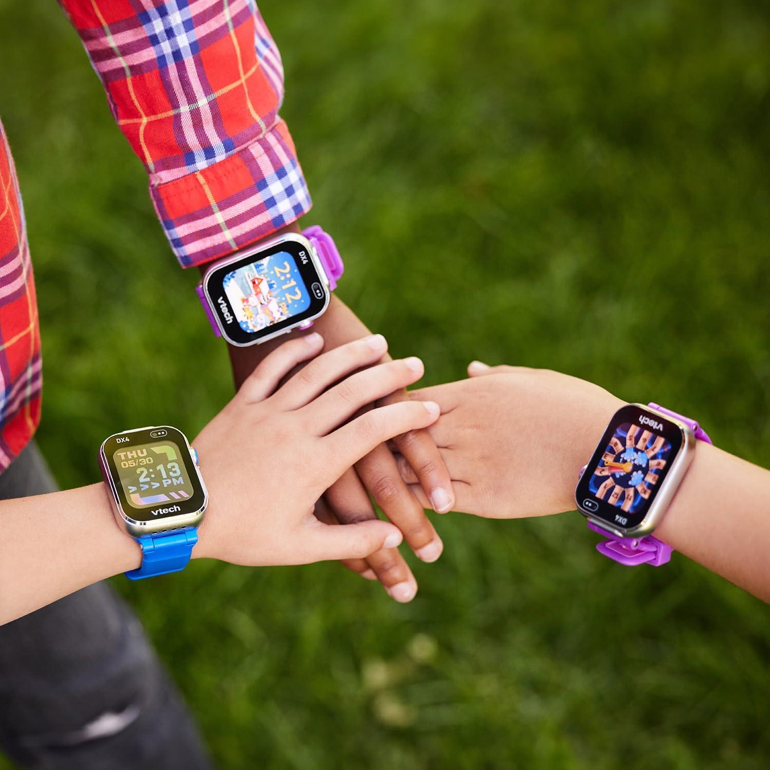 Reloj Inteligente VTech KidiZoom DX4, Azul Resistente al Agua