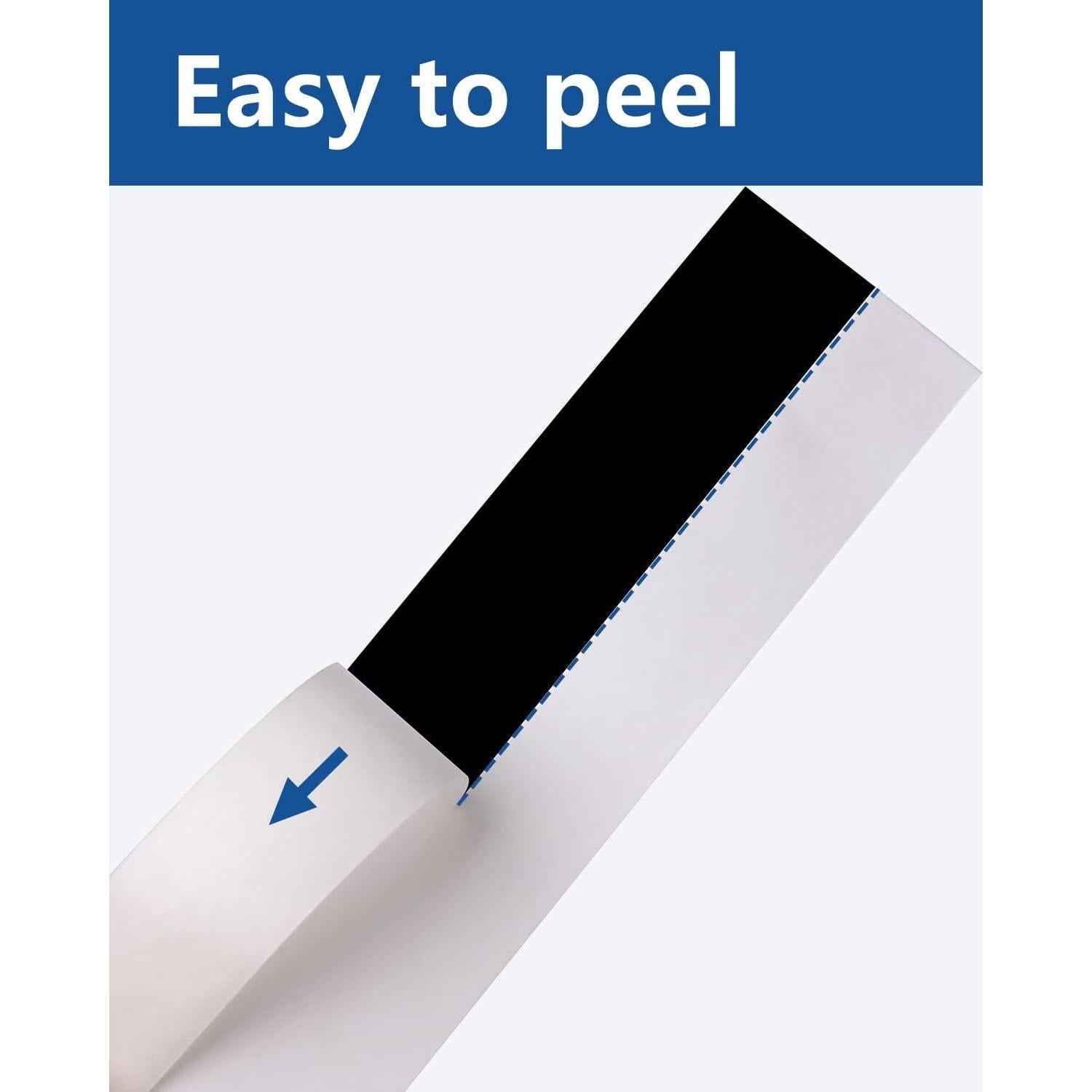 Cinta de Etiquetas Laminada Msudoku TZe-345 18mm Blanca sobre Negra