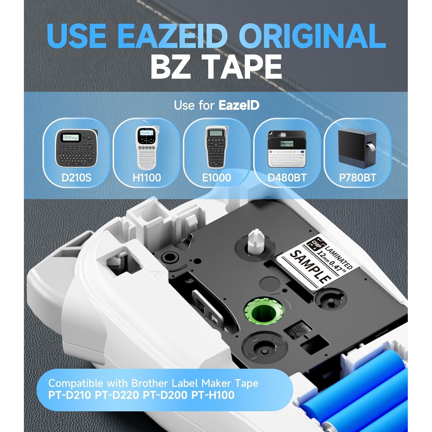 Etiquetadora EazeID H1100 Portátil 12mm Pantalla Retroiluminada